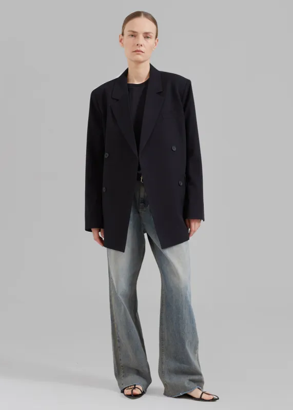 Girona Open Back Blazer - Black sold by Frankie Shop