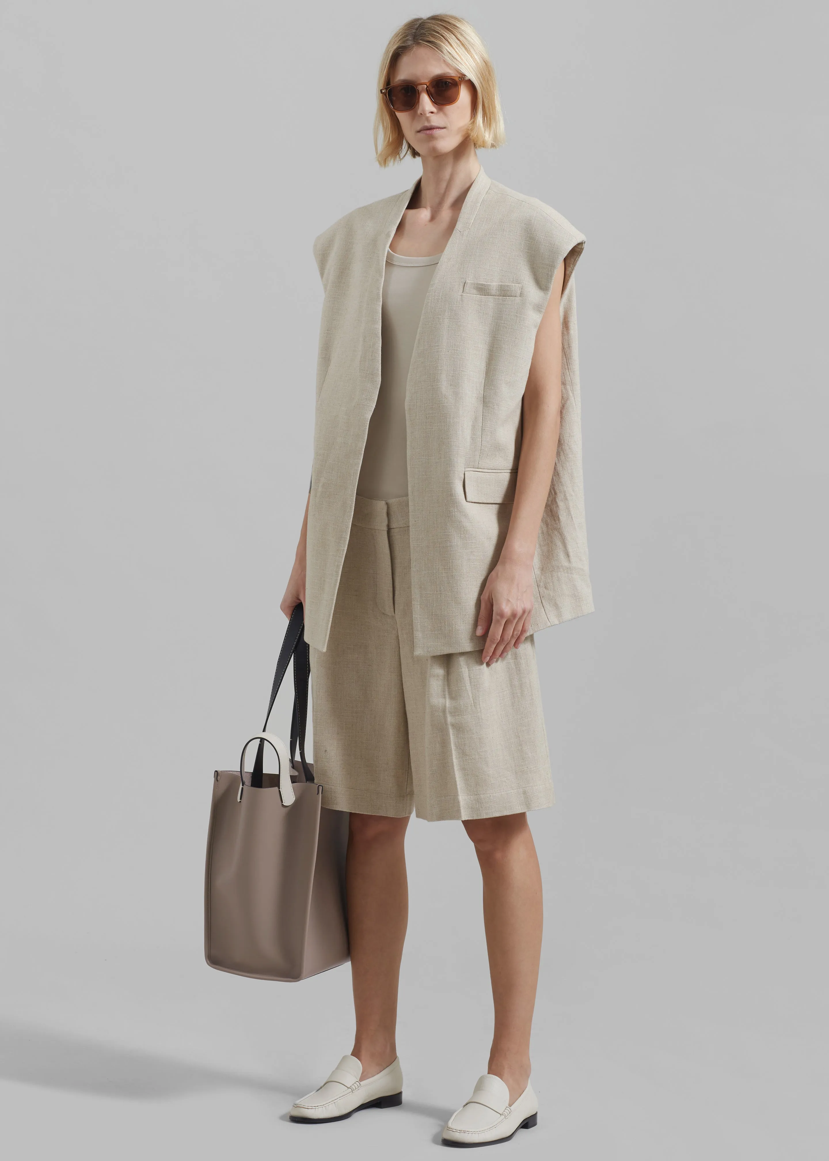 Proenza Schouler White Label Leather XL Mercer Tote - Clay sold by Frankie Shop product image thumbnail 2