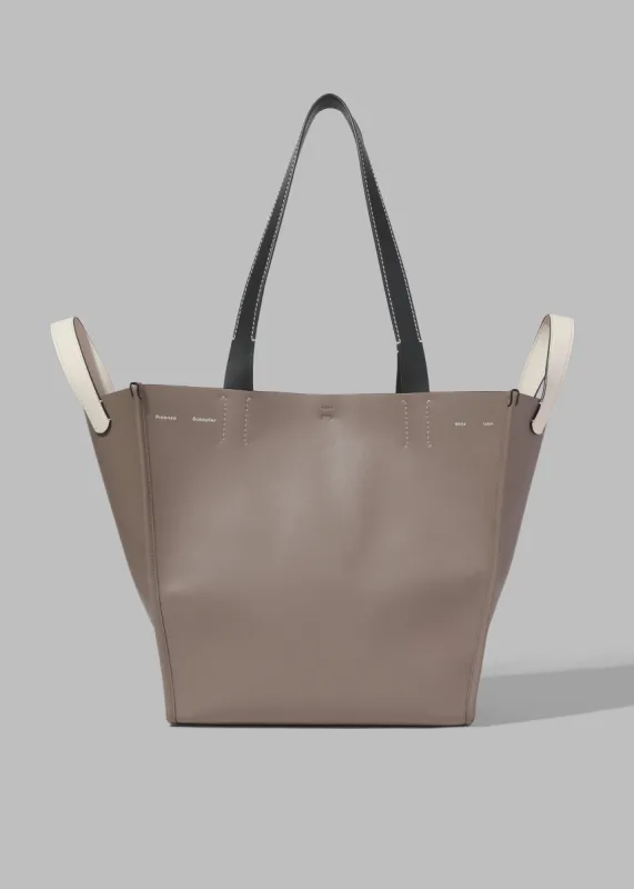 Proenza Schouler White Label Leather XL Mercer Tote - Clay sold by Frankie Shop
