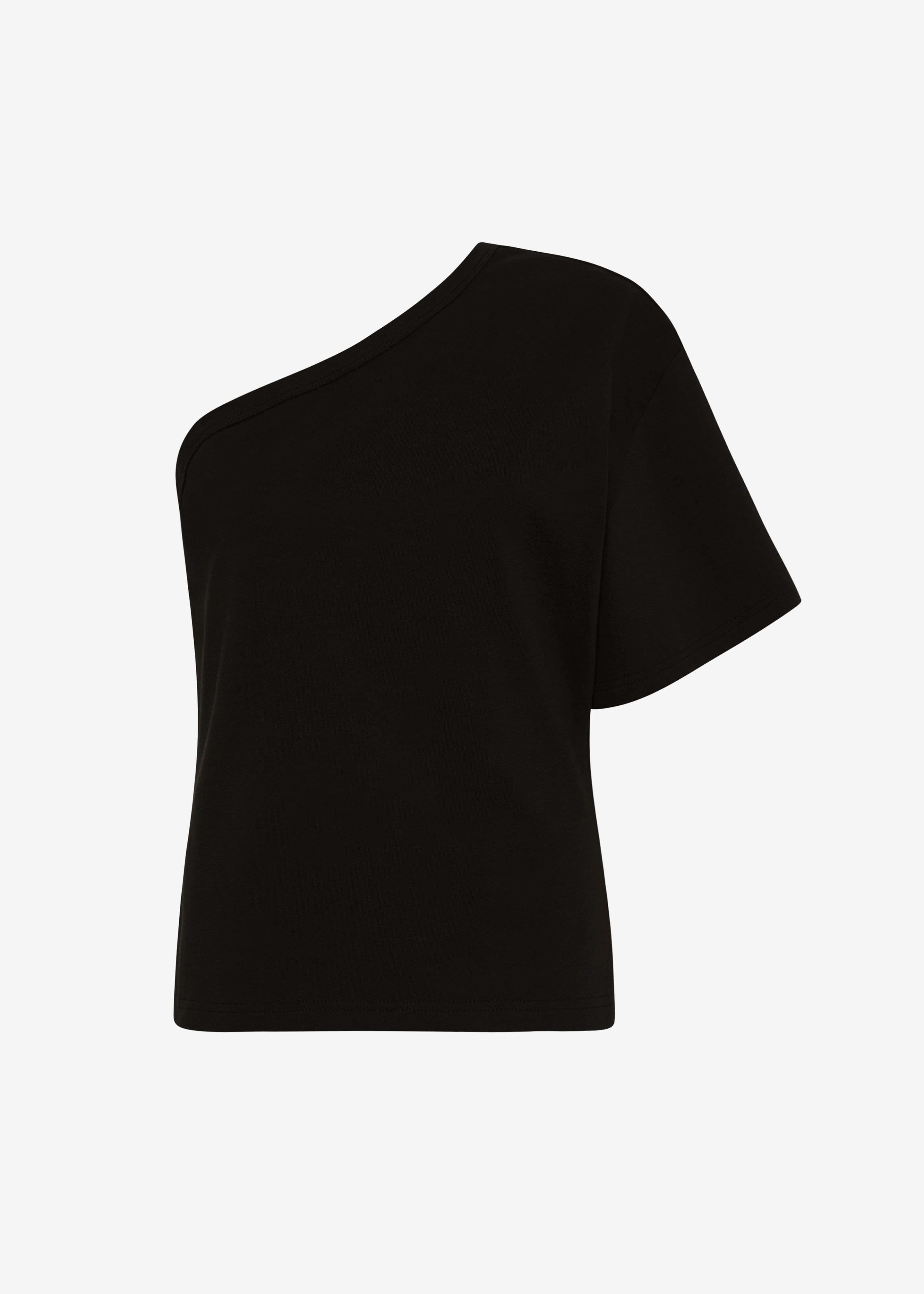 Matteau One Shoulder Tee - Black sold by Frankie Shop product image thumbnail 5