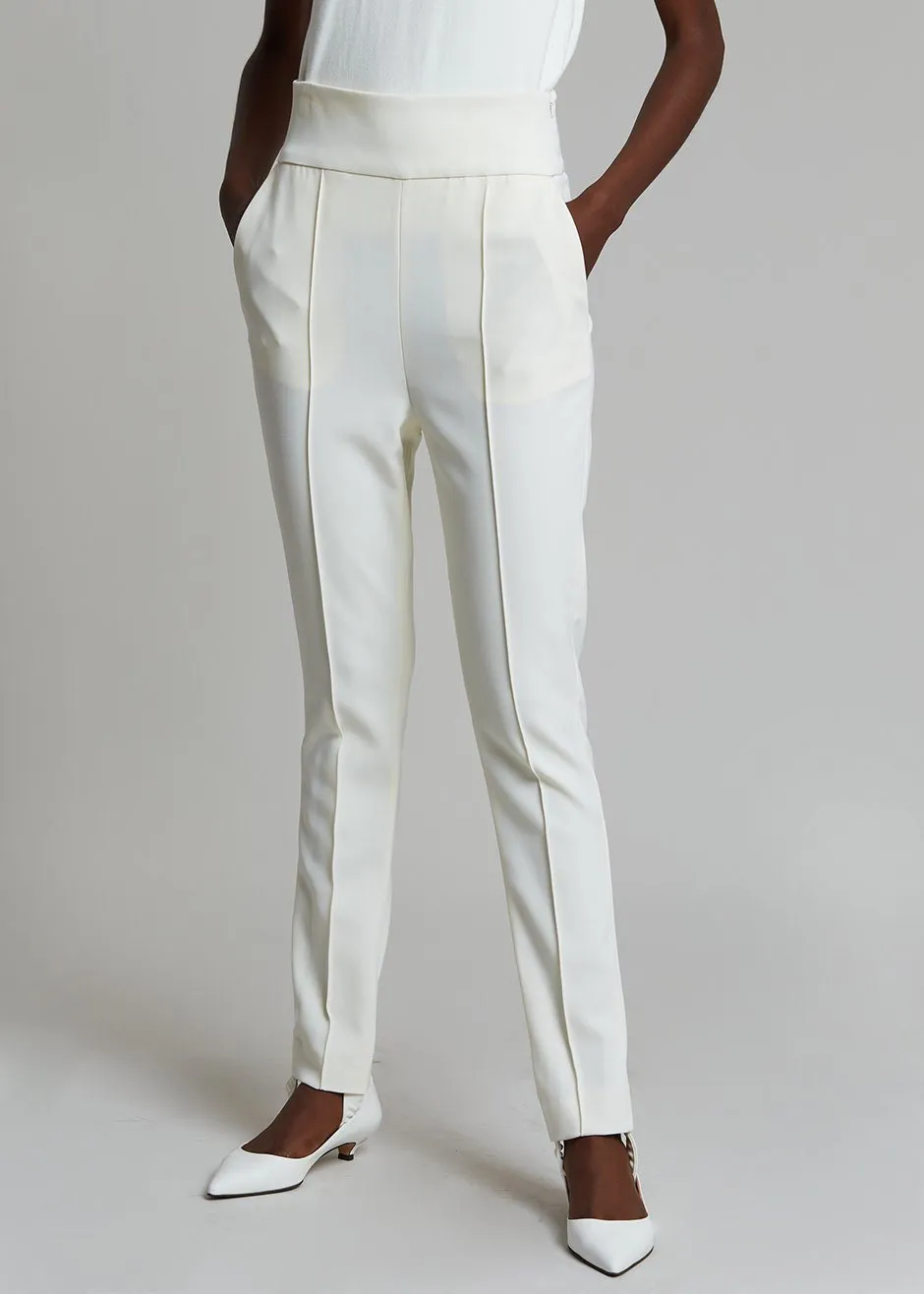 Loulou Studio Pinzon Stirrup Pants - Ivory sold by Frankie Shop product image thumbnail 5