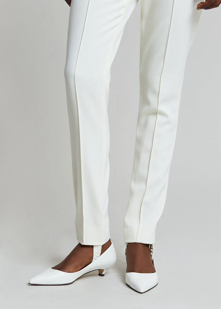 Loulou Studio Pinzon Stirrup Pants - Ivory sold by Frankie Shop product image thumbnail 2