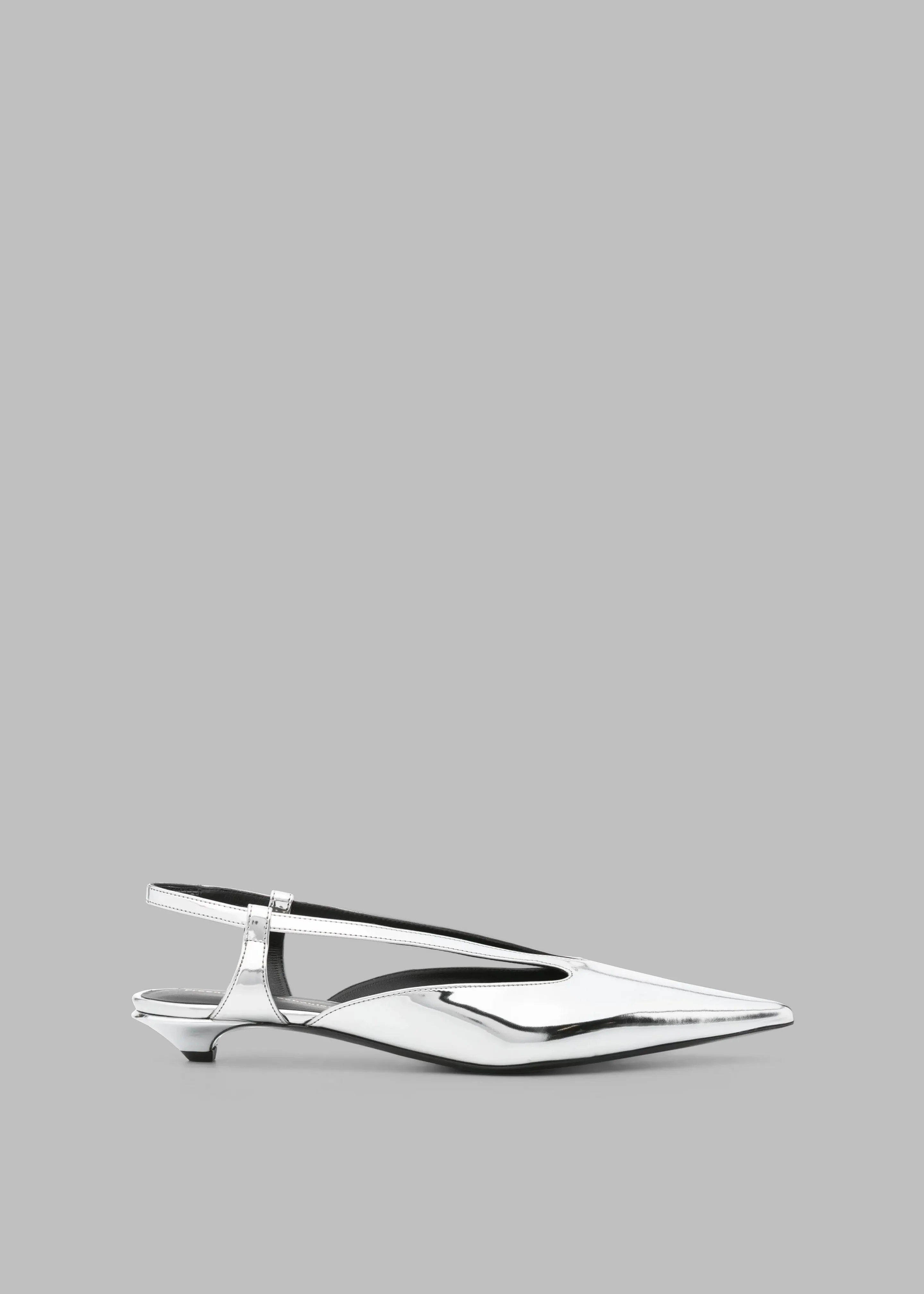 Proenza Schouler Point Slingback Pumps - Silver sold by Frankie Shop product image thumbnail 2