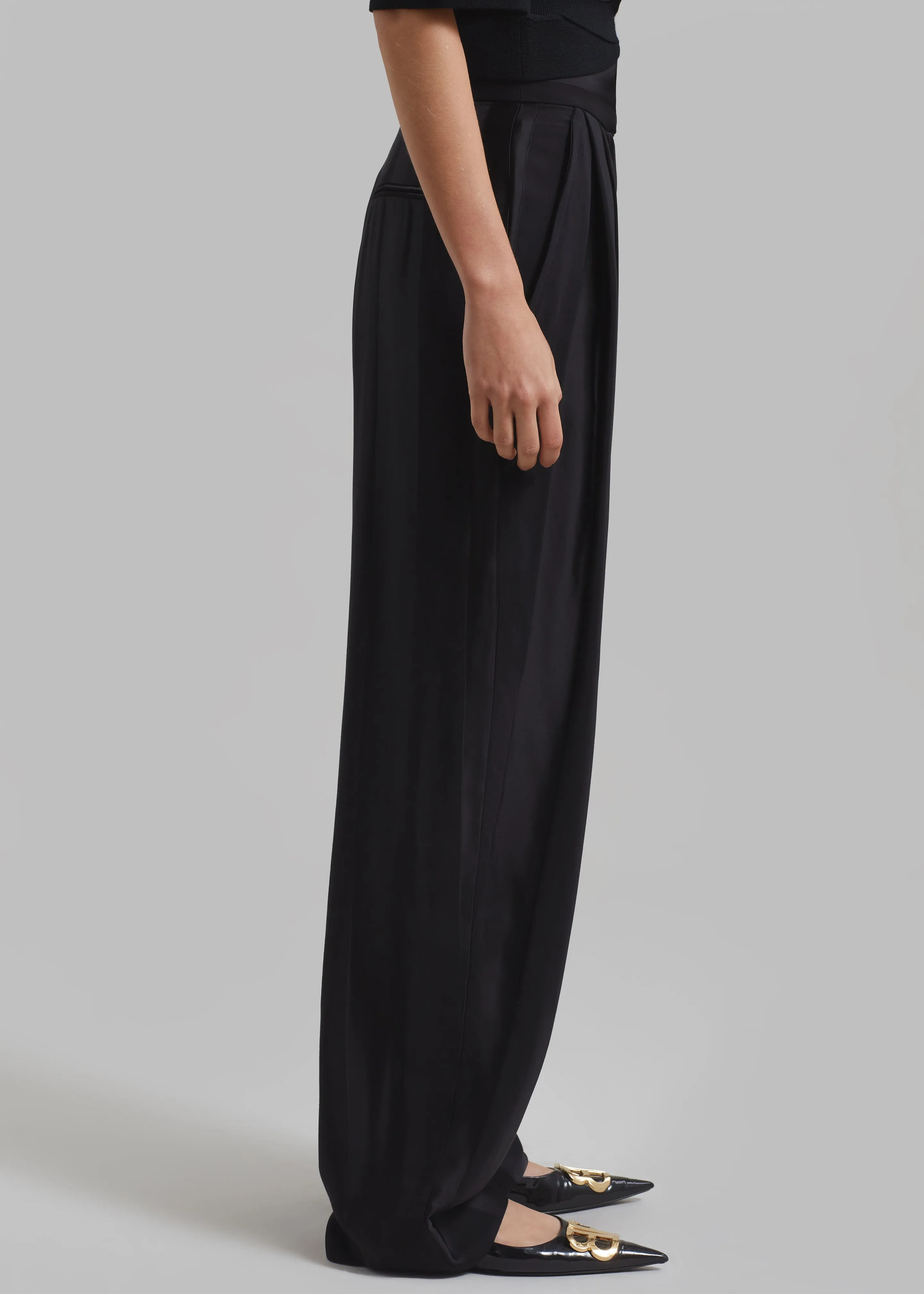 Esse Studios Modus Band Trousers - Black sold by Frankie Shop product image thumbnail 4