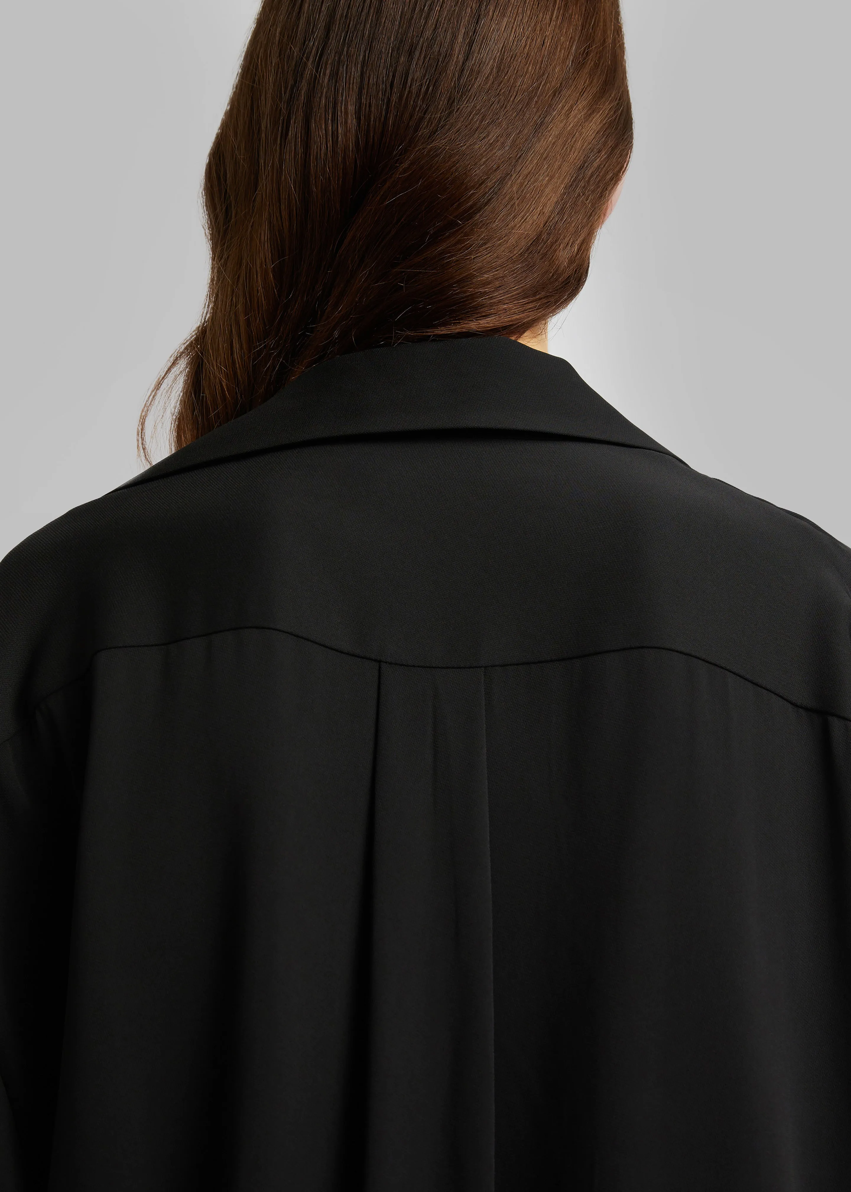 Christopher Esber Aulenti Micro Shirt Dress - Black sold by Frankie Shop product image thumbnail 4