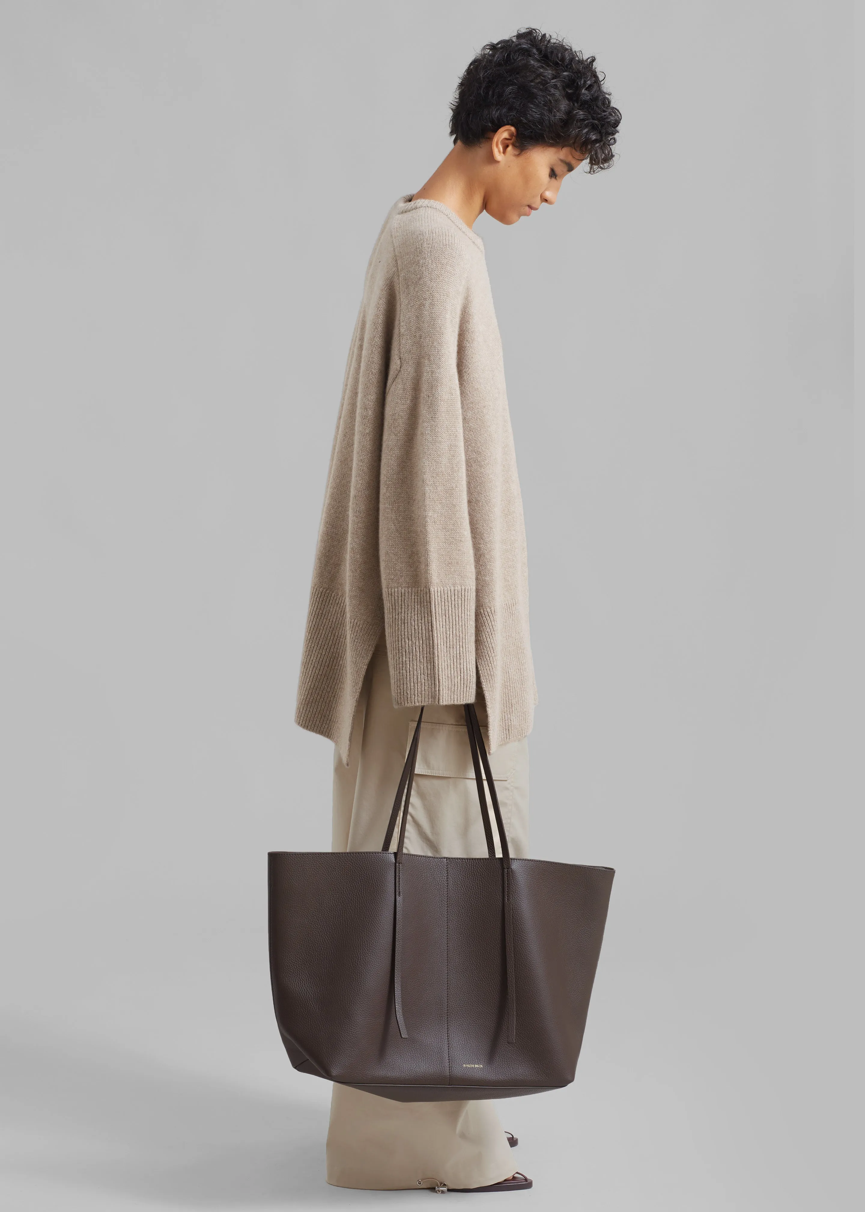 By Malene Birger Abilla Leather Tote - Coffee Bean sold by Frankie Shop product image thumbnail 4