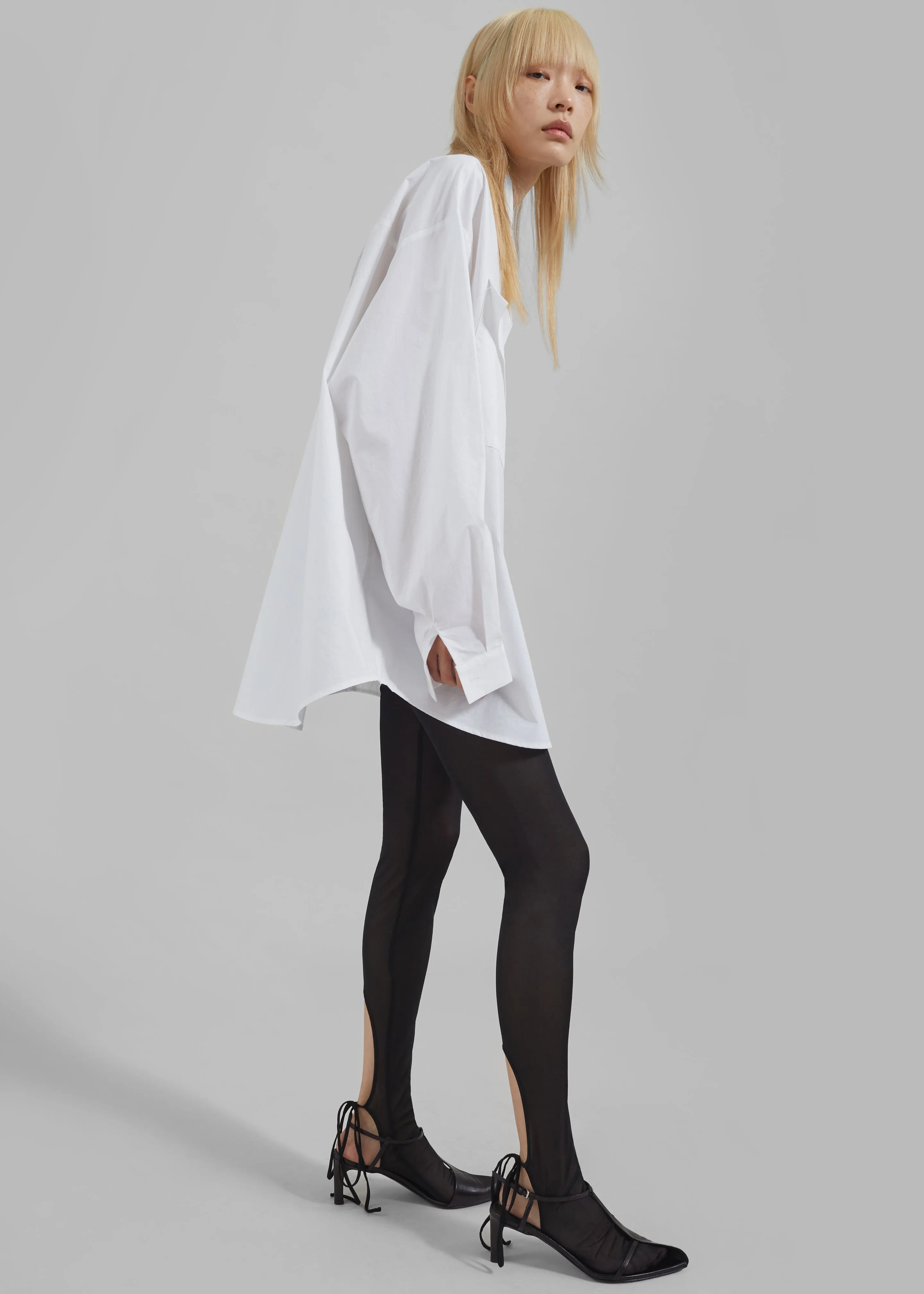 Low Classic Hole Point Leggings - Black sold by Frankie Shop product image thumbnail 2