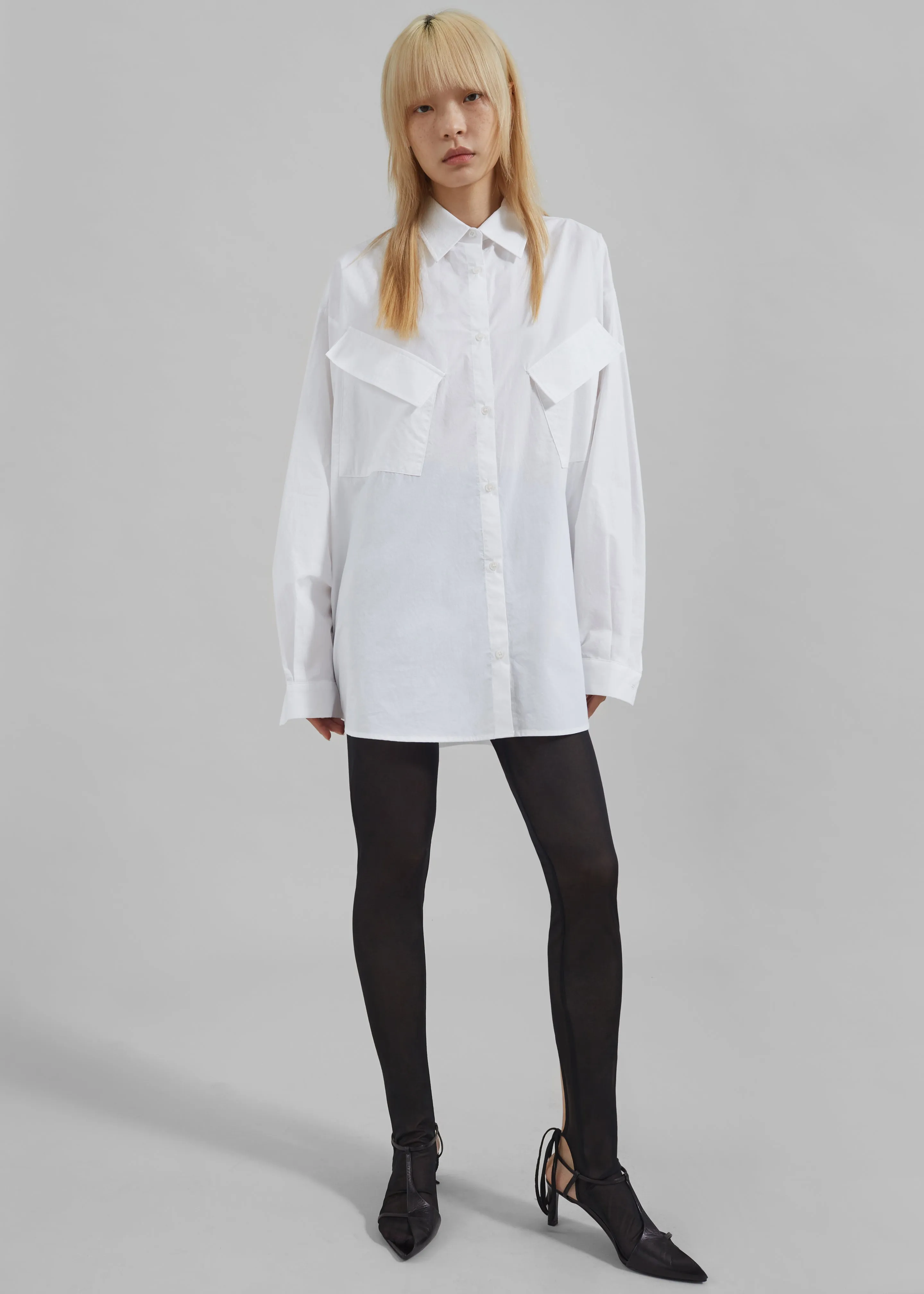 Low Classic Hole Point Leggings - Black sold by Frankie Shop product image thumbnail 4