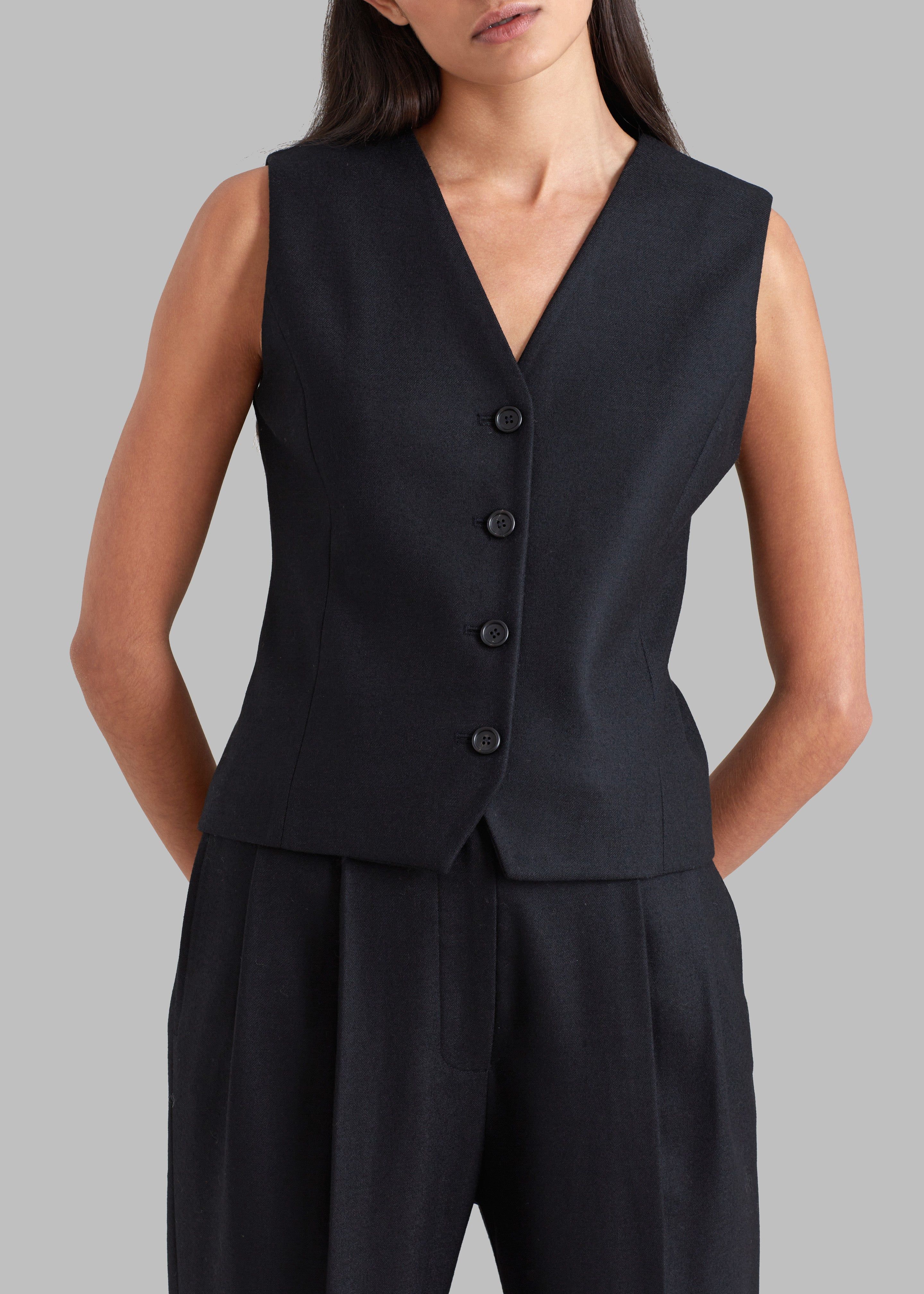 Eleanor Wool Vest - Black sold by Frankie Shop product image thumbnail 4
