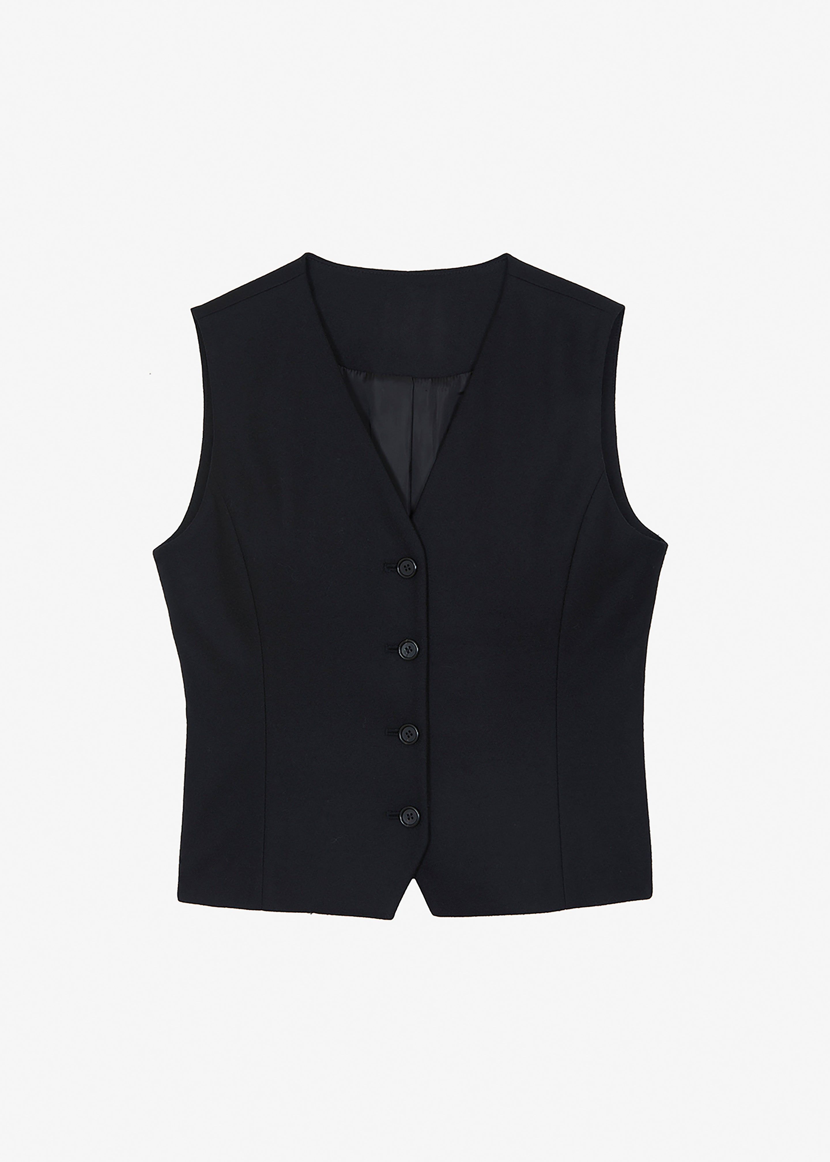 Eleanor Wool Vest - Black sold by Frankie Shop product image thumbnail 6
