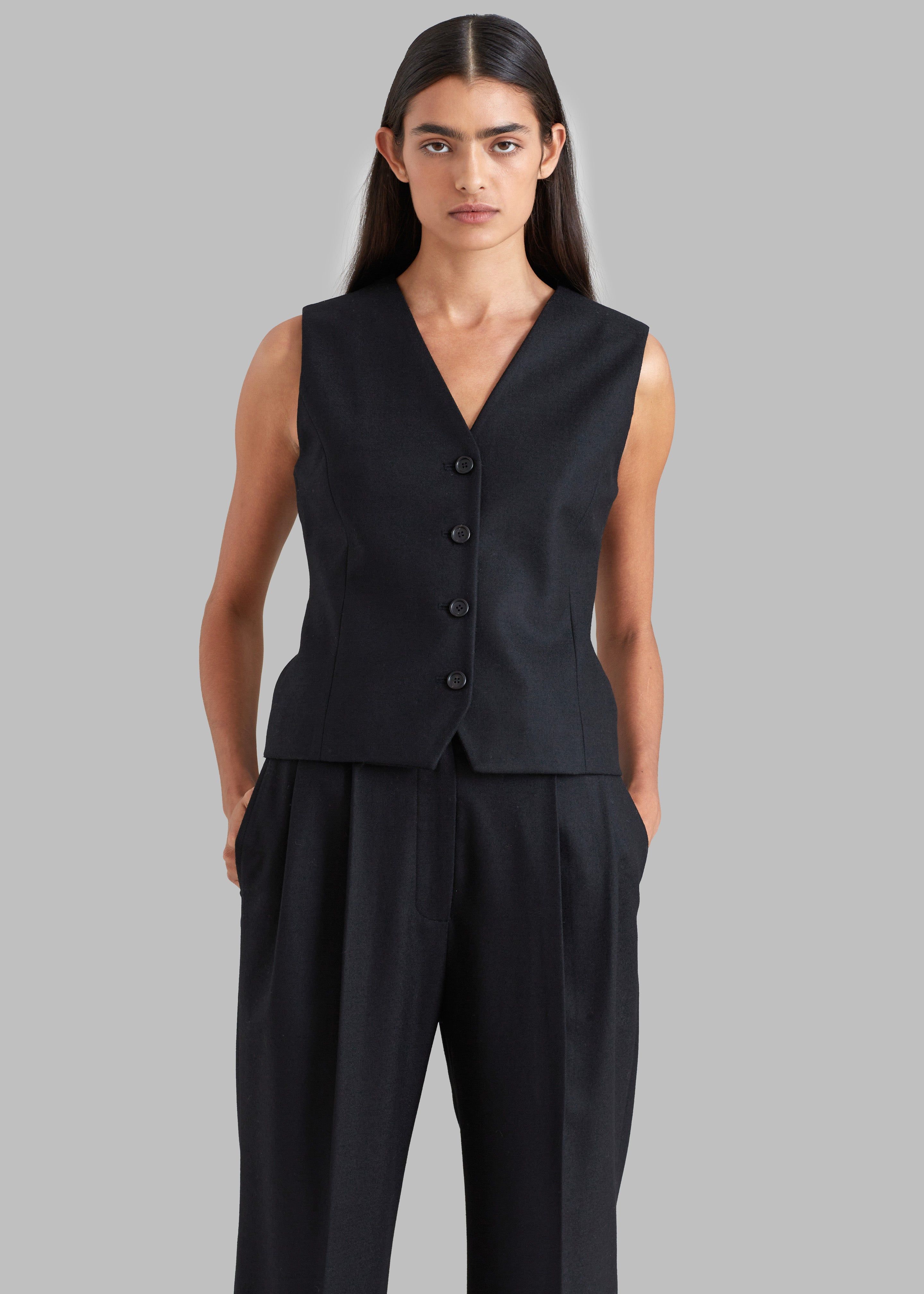 Eleanor Wool Vest - Black sold by Frankie Shop product image thumbnail 2