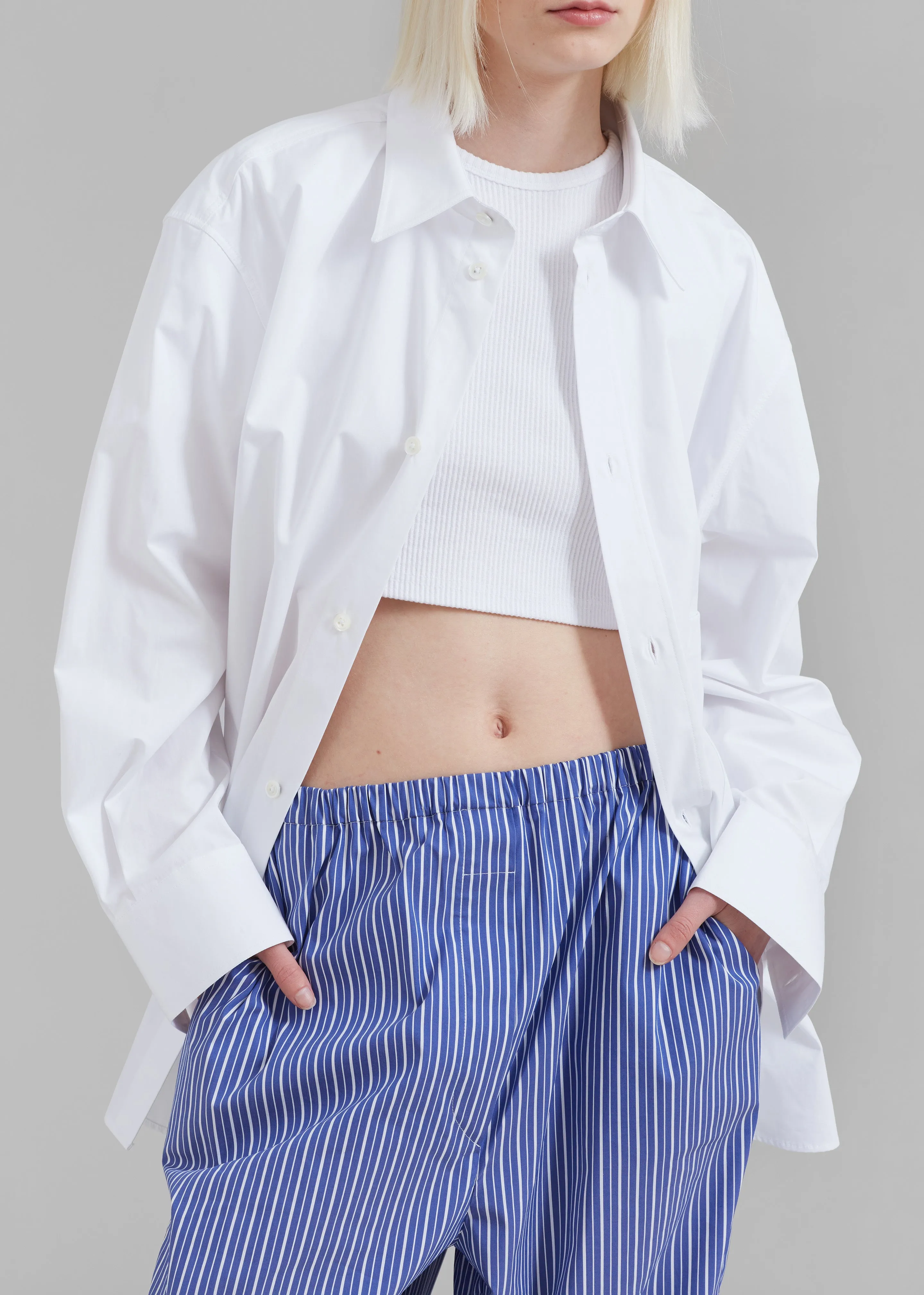 Róhe Unisex Classic Shirt - White sold by Frankie Shop product image thumbnail 2