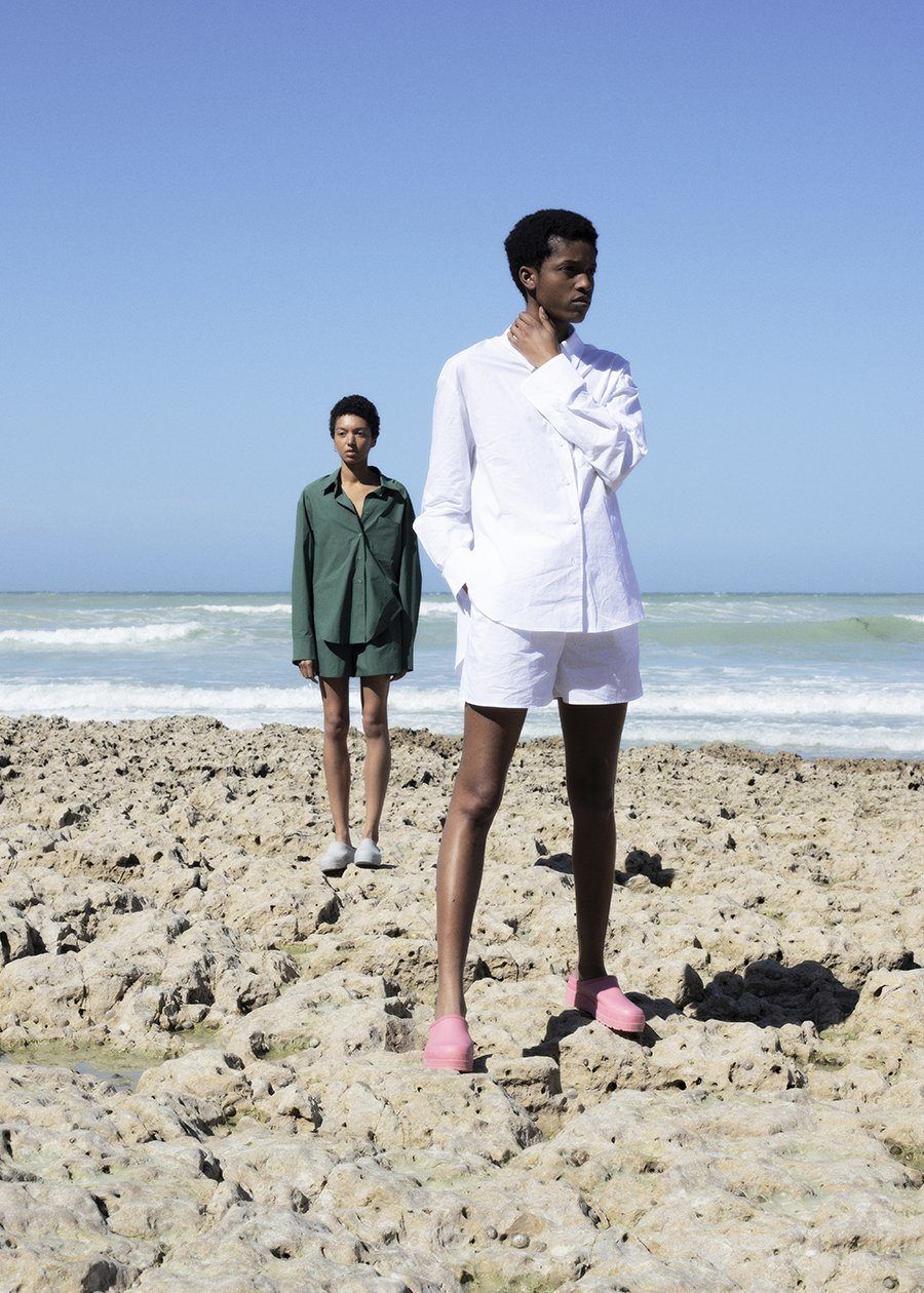 Lui Cotton Boxer Short - White sold by Frankie Shop product image thumbnail 4