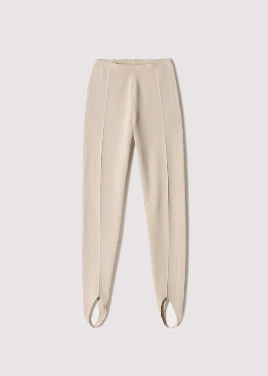 Nanushka Lia Stirrup Pants - Beige sold by Frankie Shop product image thumbnail 3
