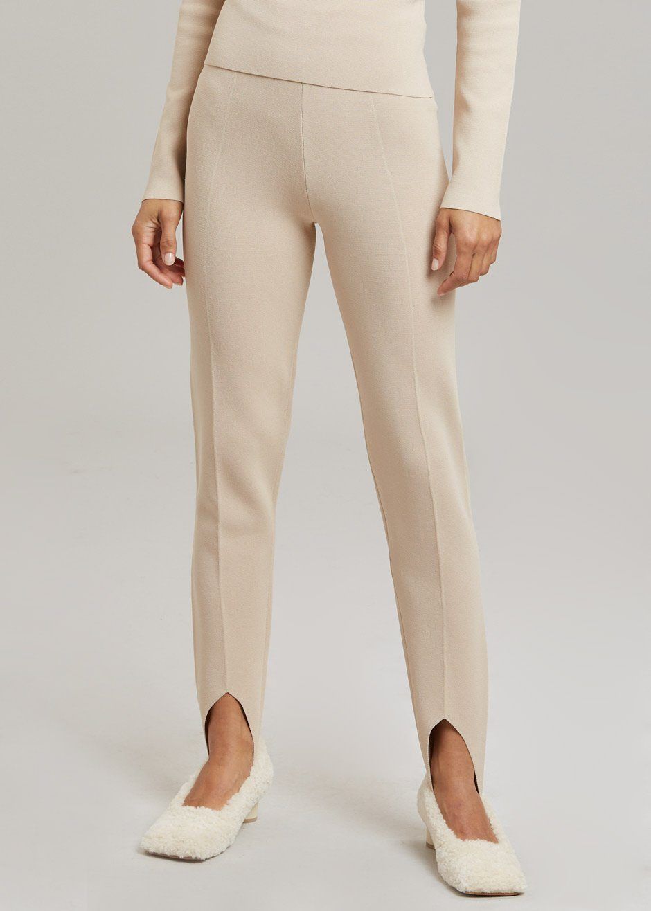 Nanushka Lia Stirrup Pants - Beige sold by Frankie Shop