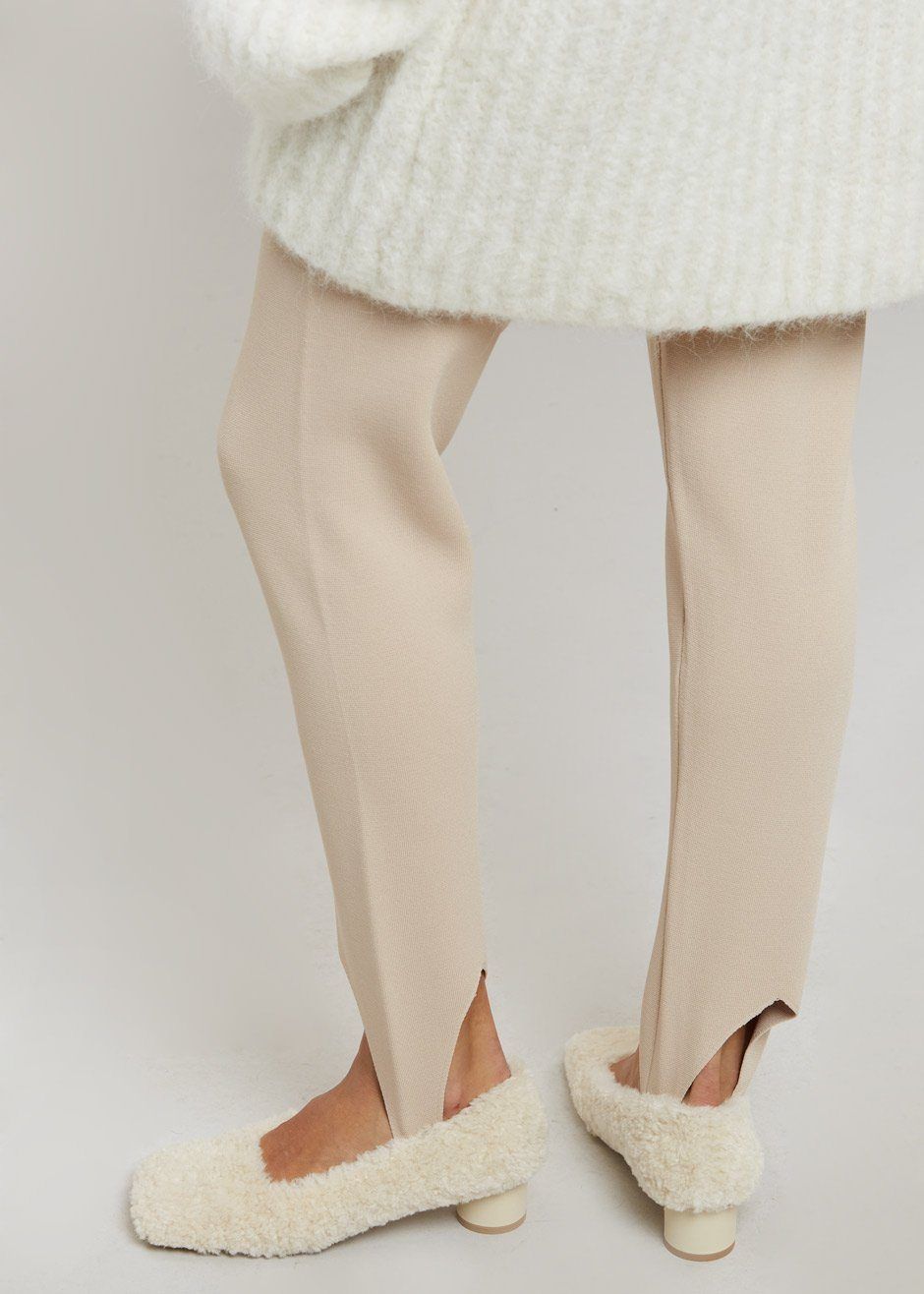 Nanushka Lia Stirrup Pants - Beige sold by Frankie Shop product image thumbnail 4