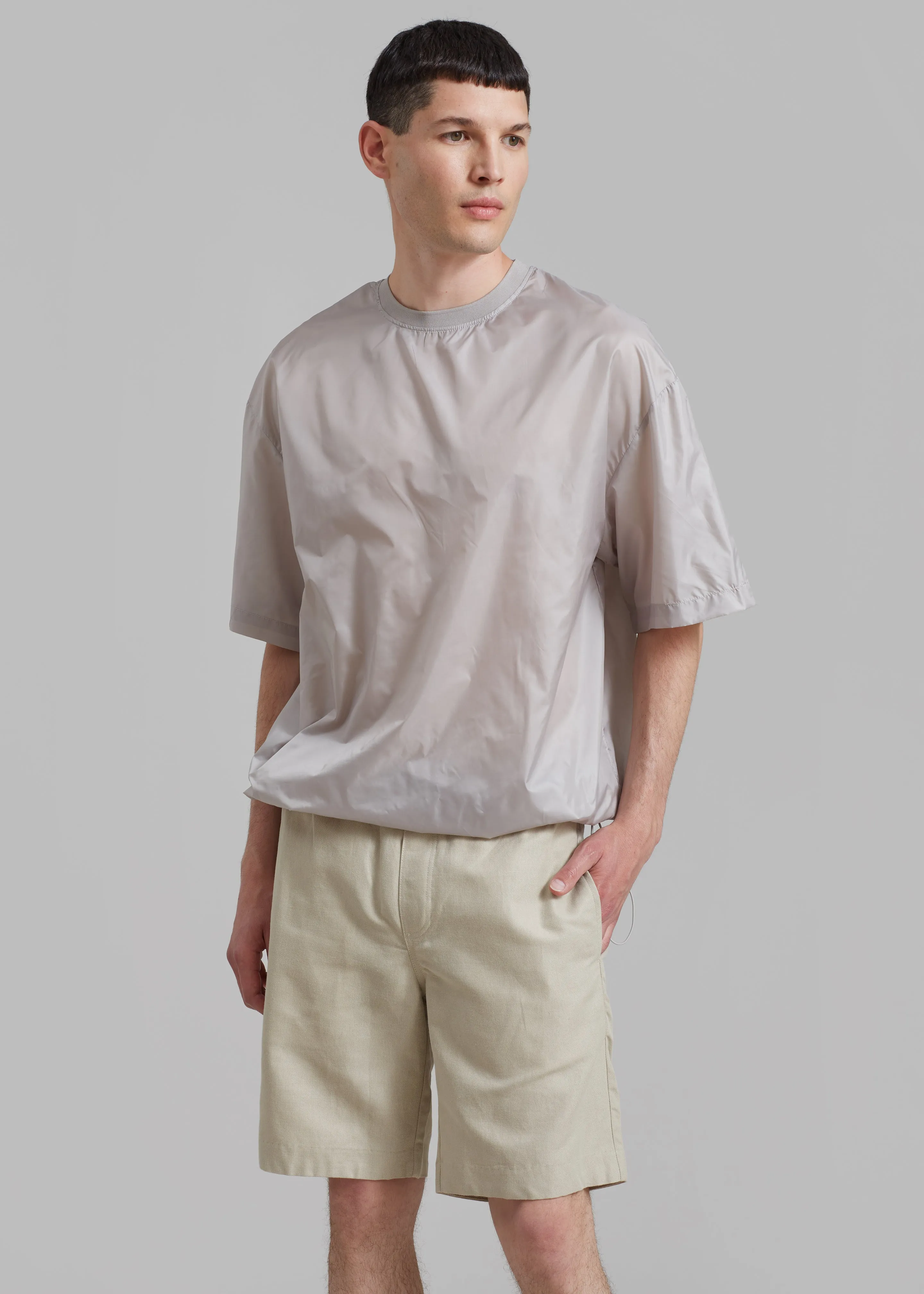 Samsøe Samsøe Smith Shorts - Agate Grey sold by Frankie Shop product image thumbnail 5