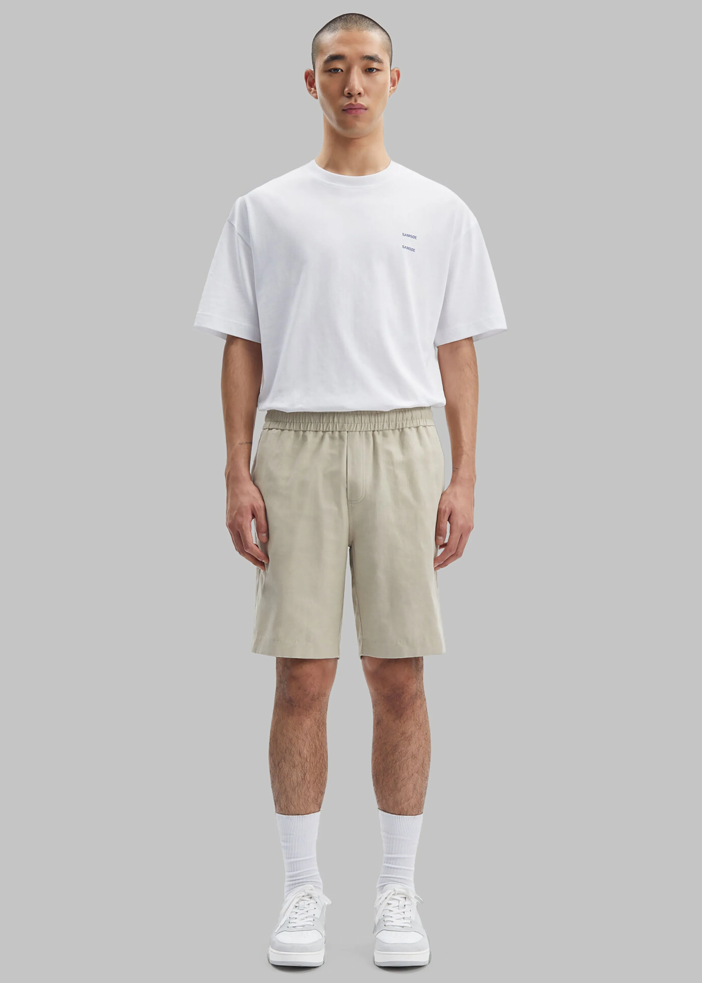 Samsøe Samsøe Smith Shorts - Agate Grey sold by Frankie Shop