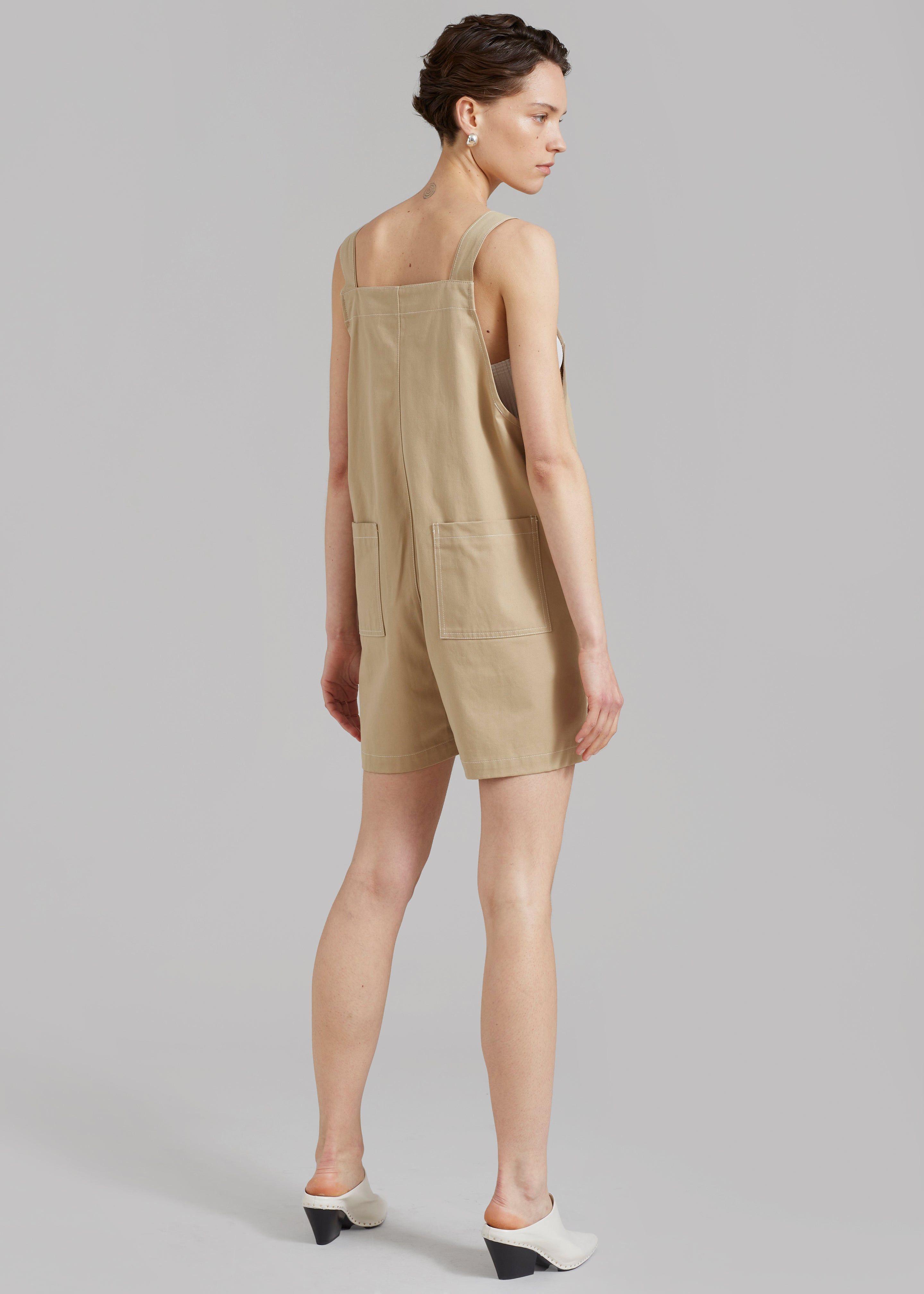 Keeley Overall Shorts - Beige sold by Frankie Shop product image thumbnail 7