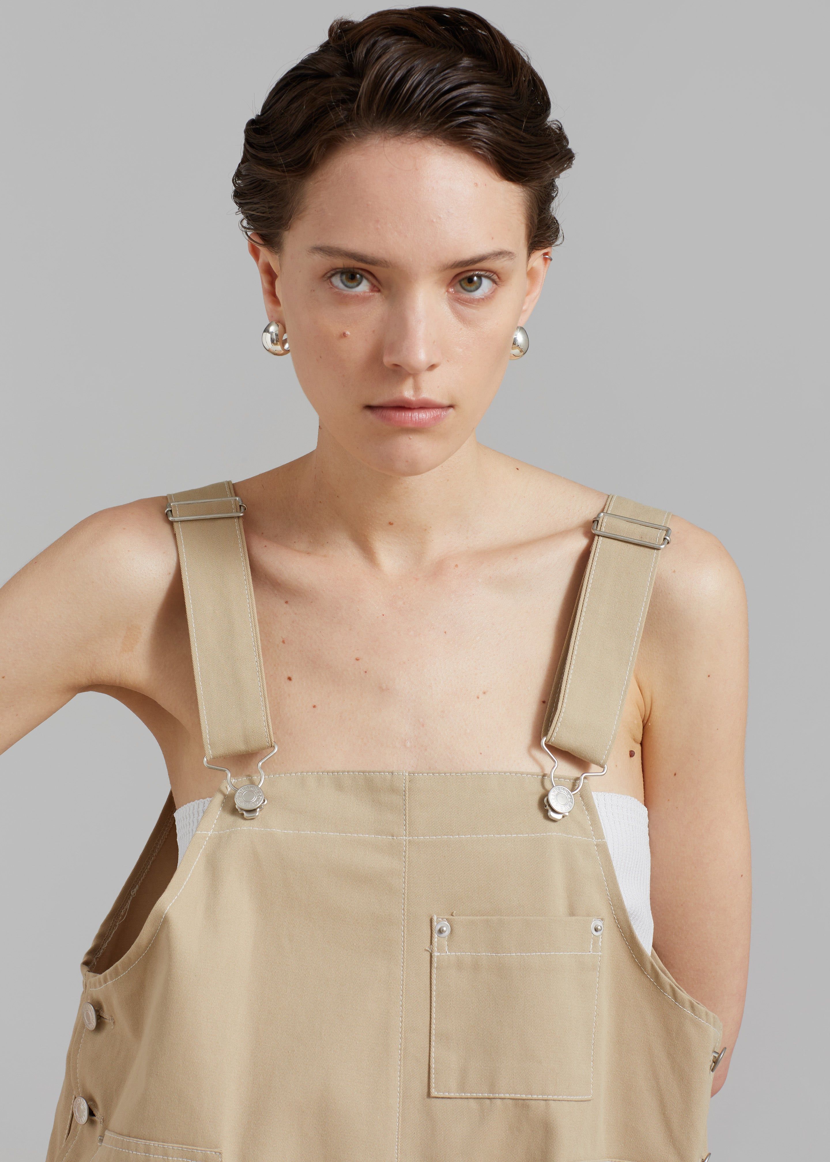 Keeley Overall Shorts - Beige sold by Frankie Shop product image thumbnail 3