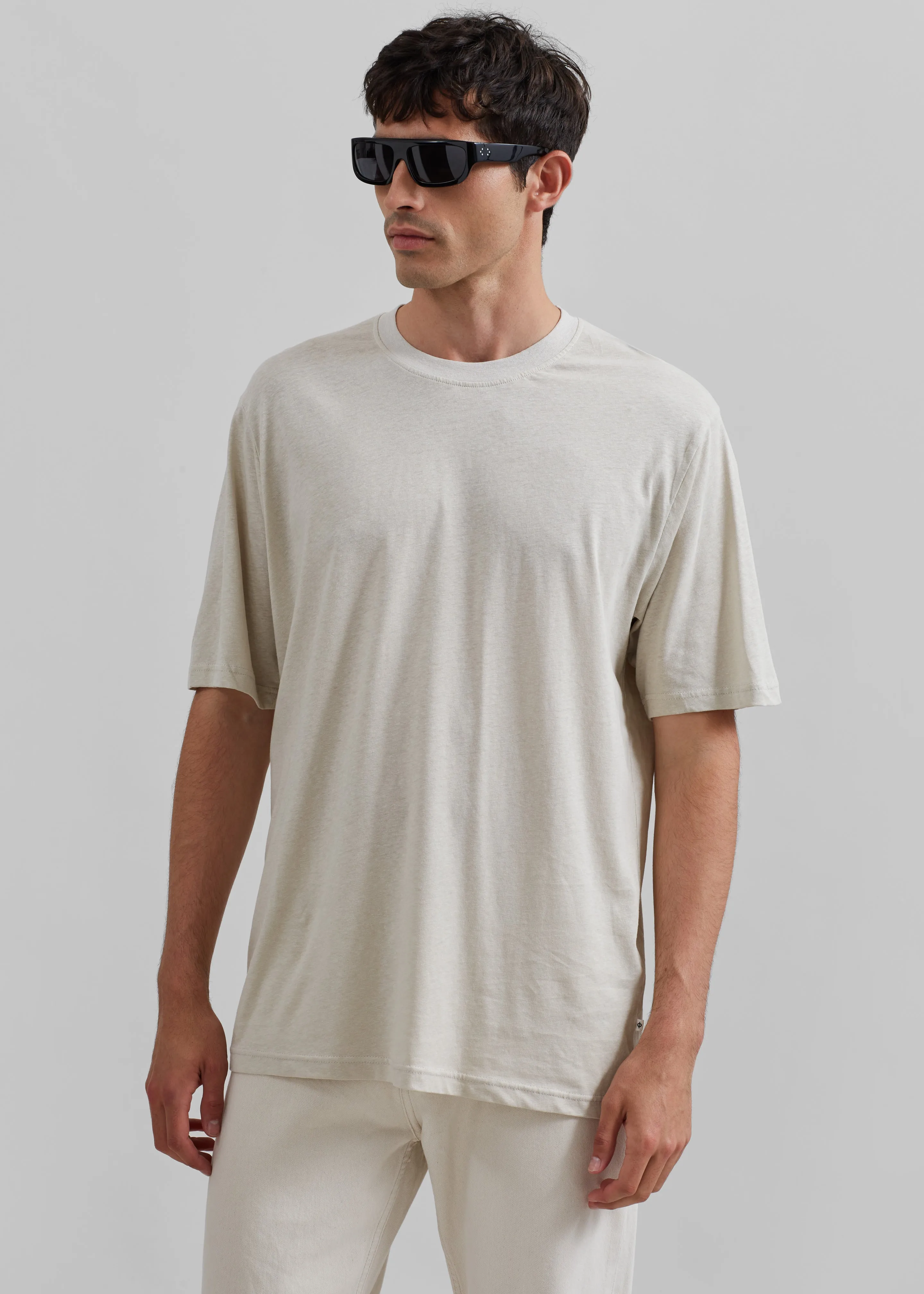 Samsøe Samsøe Saadrian T-Shirt - Moonstruck sold by Frankie Shop product image thumbnail 5