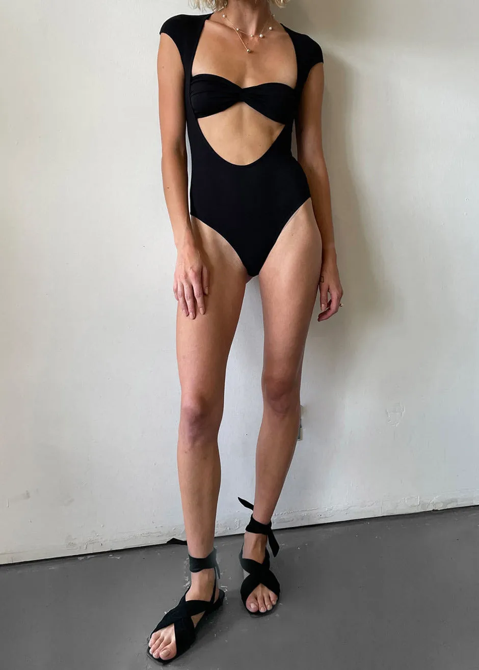 Beaufille Baes Bodysuit - Black sold by Frankie Shop product image thumbnail 2