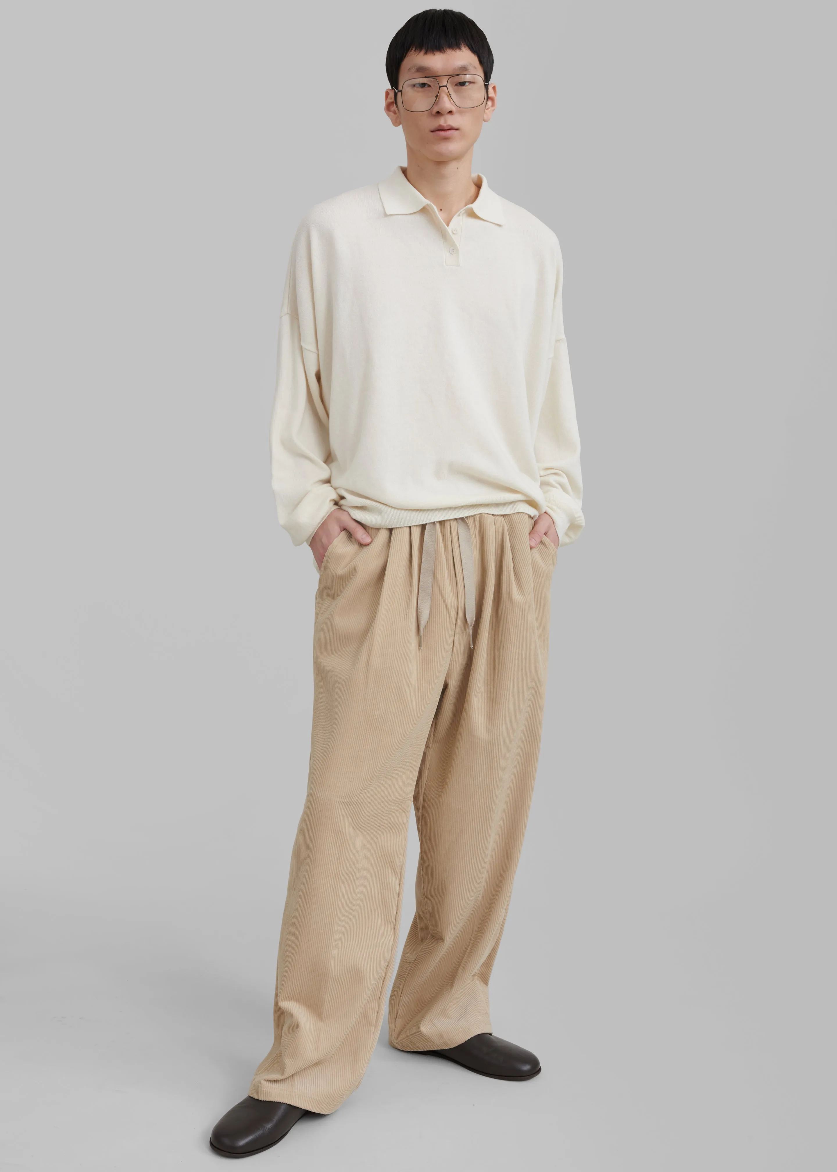 Brixton Corduroy Joggers - Beige sold by Frankie Shop product image thumbnail 2