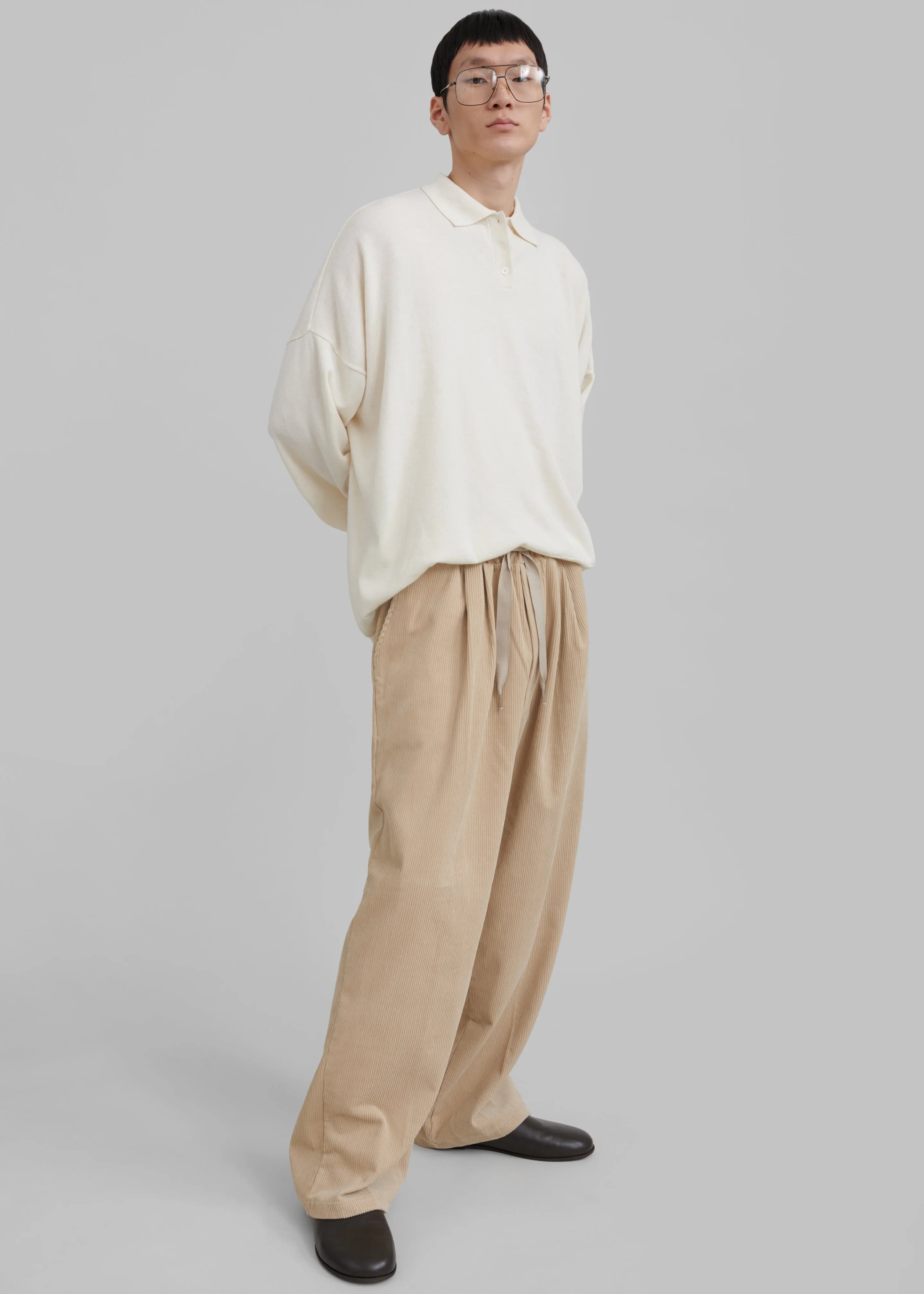Brixton Corduroy Joggers - Beige sold by Frankie Shop product image thumbnail 5