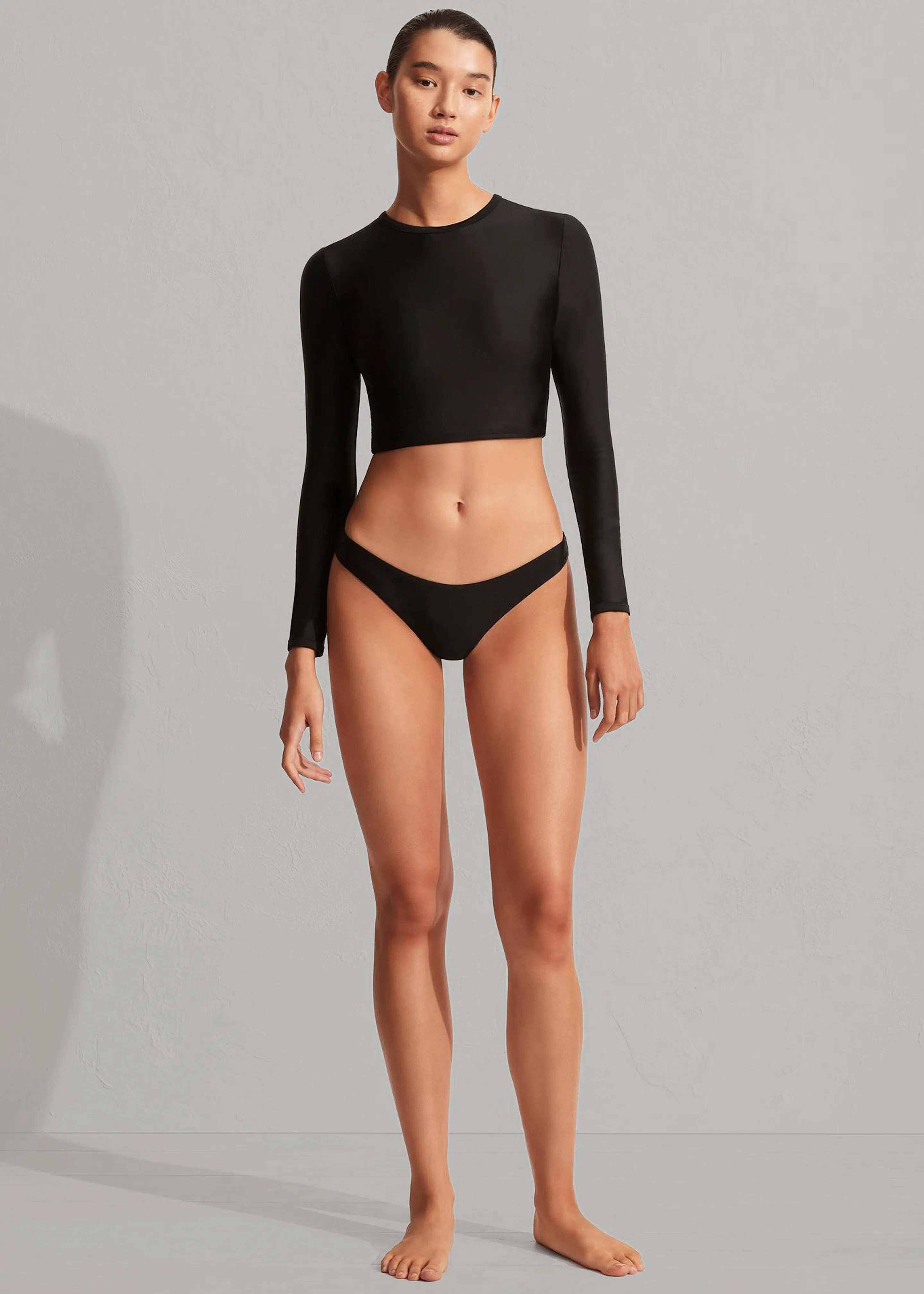 Matteau Long Sleeve Sun Tee - Black sold by Frankie Shop