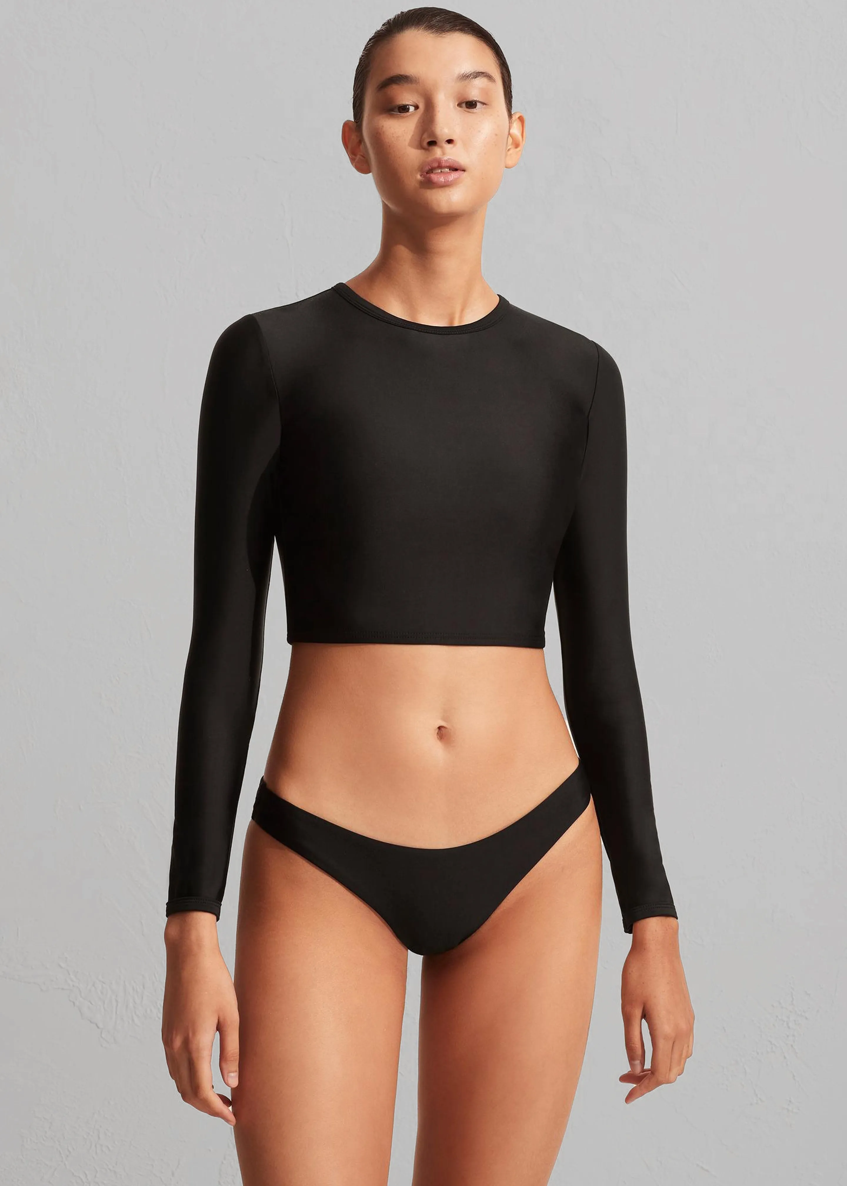 Matteau Long Sleeve Sun Tee - Black sold by Frankie Shop product image thumbnail 2