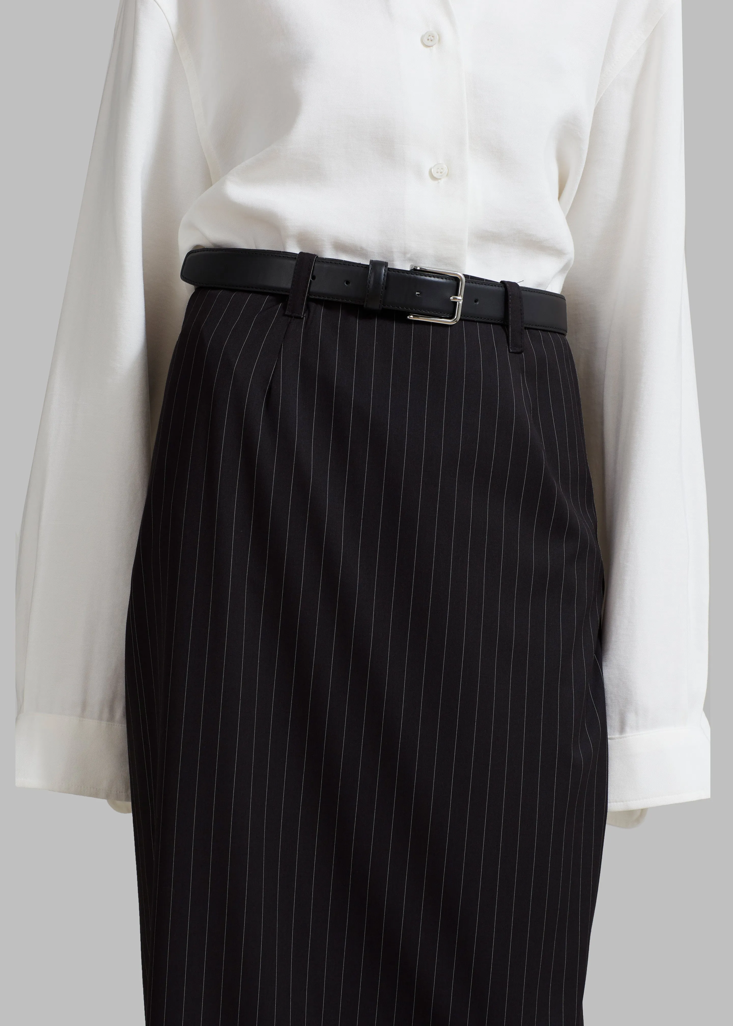 Becca Pencil Skirt - Black Pinstripe sold by Frankie Shop product image thumbnail 3
