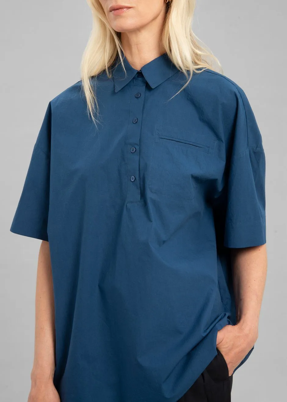 Enzo Shirt - Indigo sold by Frankie Shop product image thumbnail 3