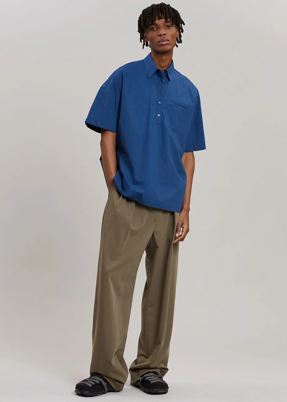 Enzo Shirt - Indigo sold by Frankie Shop product image thumbnail 5