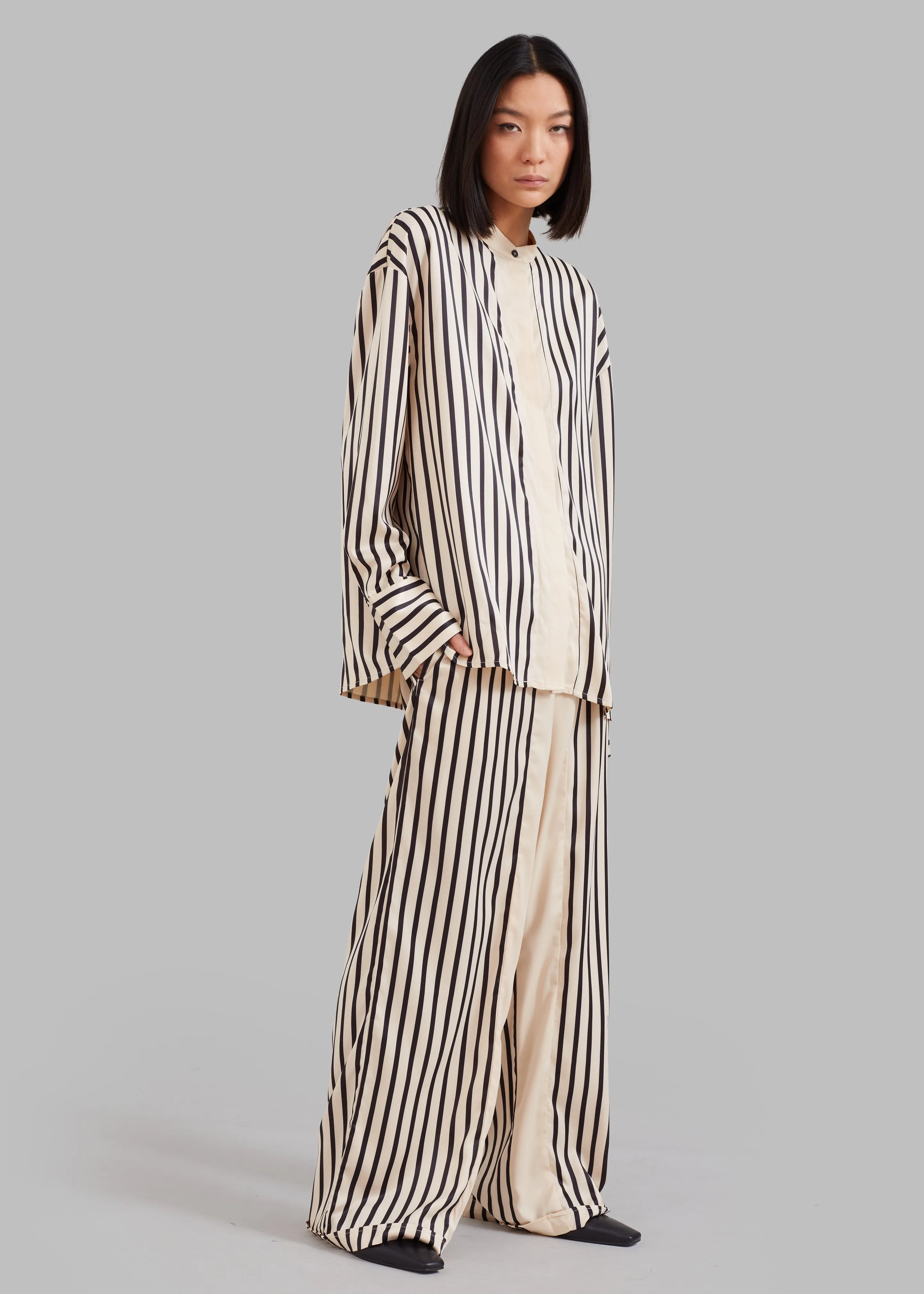 Solaqua The Resort Pants - Black/Off White sold by Frankie Shop product image thumbnail 5