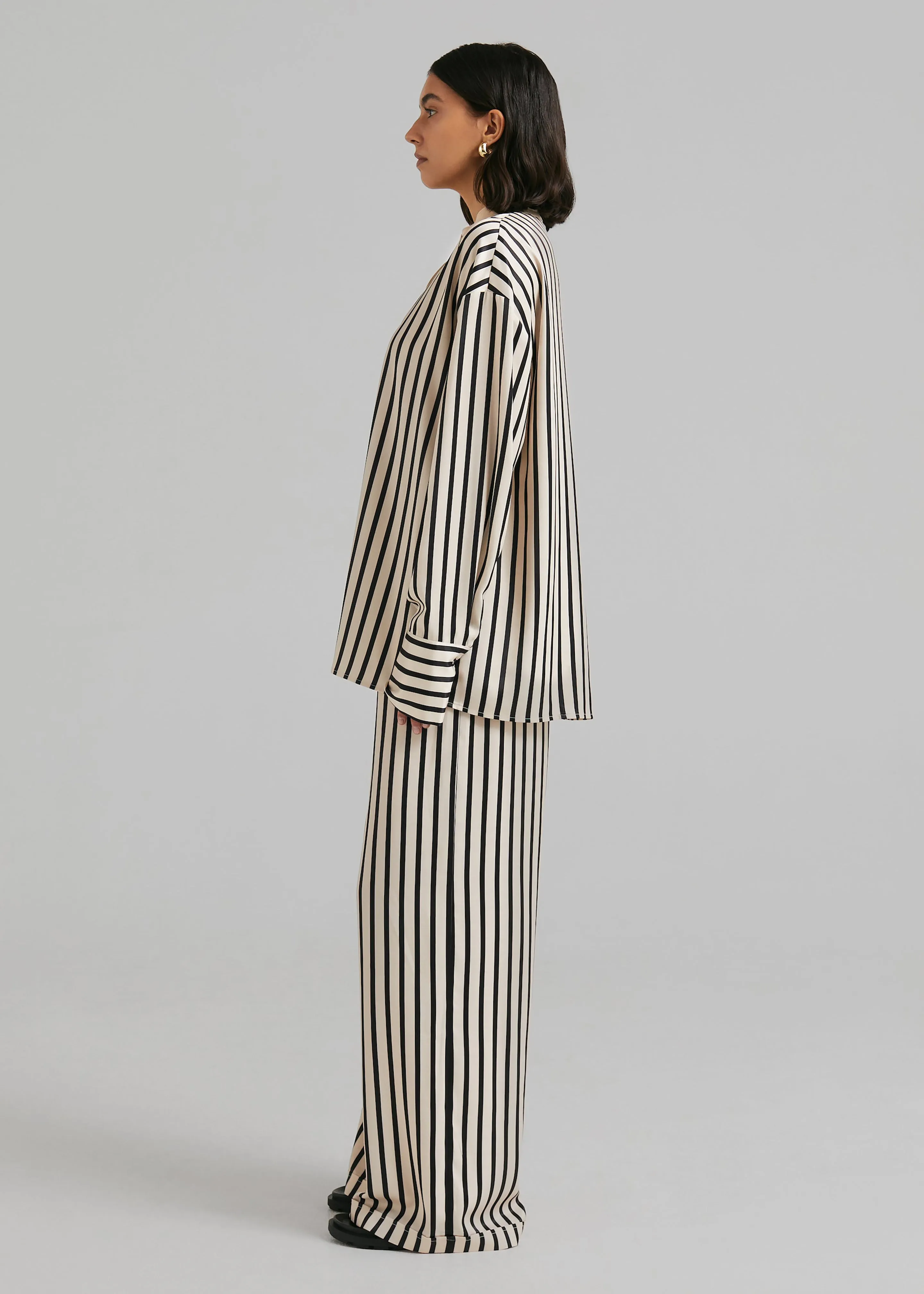 Solaqua The Resort Pants - Black/Off White sold by Frankie Shop product image thumbnail 4