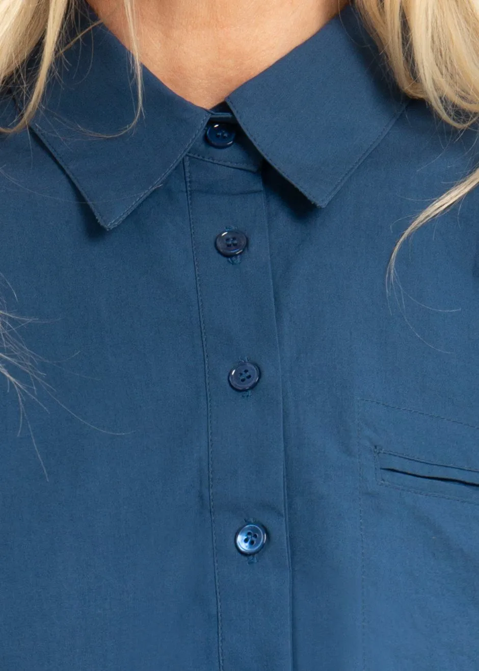 Enzo Shirt - Indigo sold by Frankie Shop product image thumbnail 4