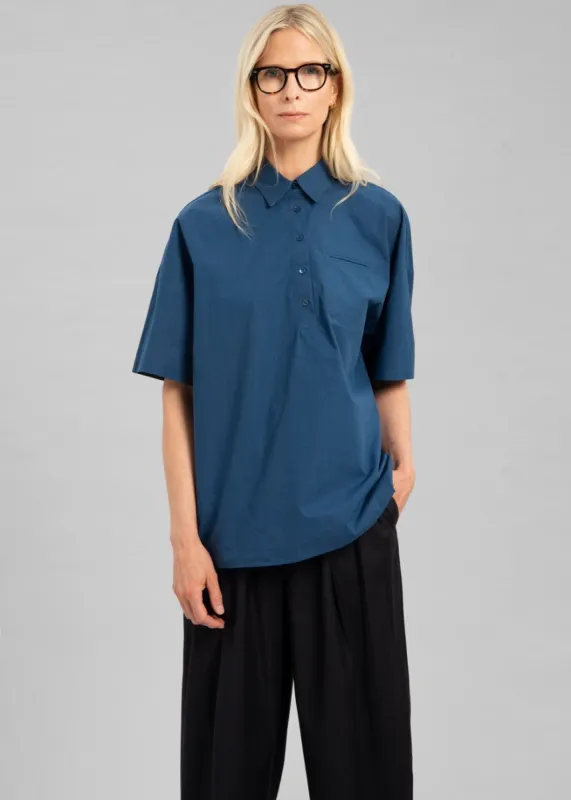Enzo Shirt - Indigo sold by Frankie Shop