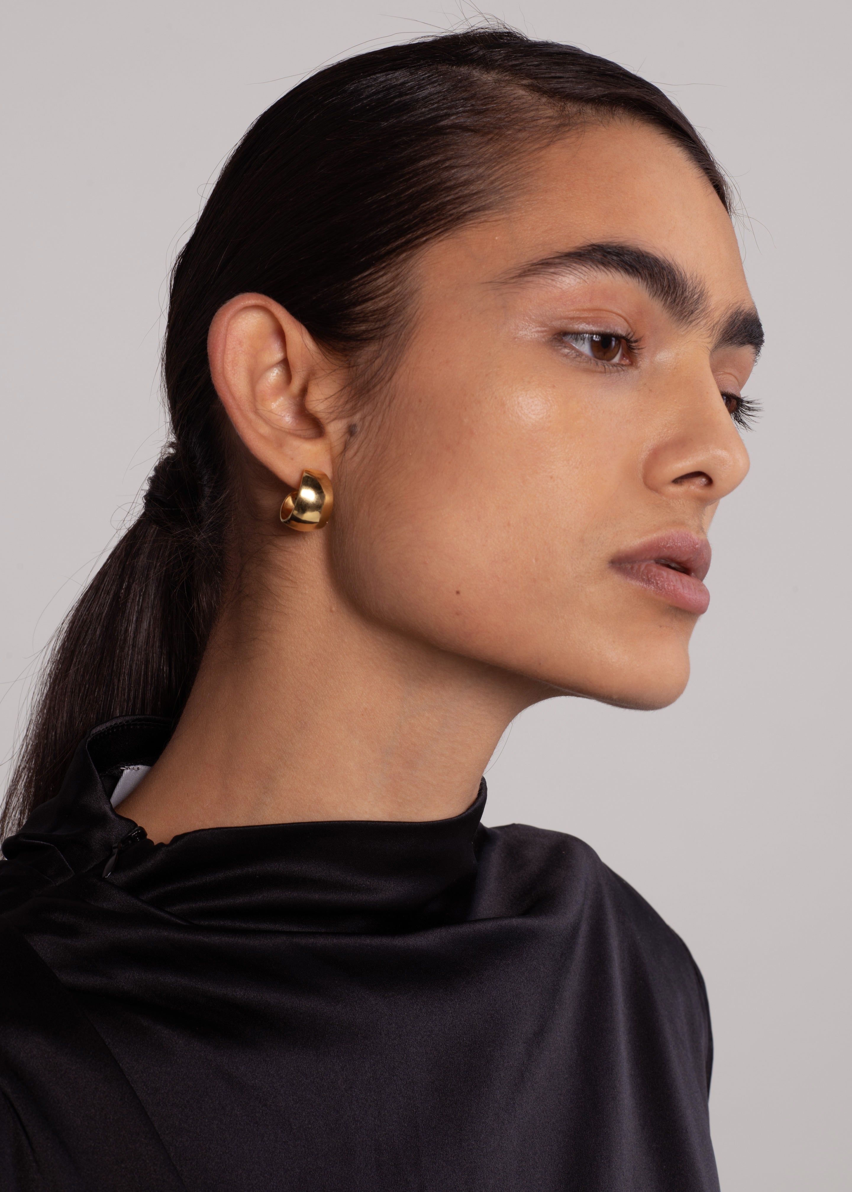 Fay Andrada Koko XS Hoops - Gold sold by Frankie Shop product image thumbnail 3