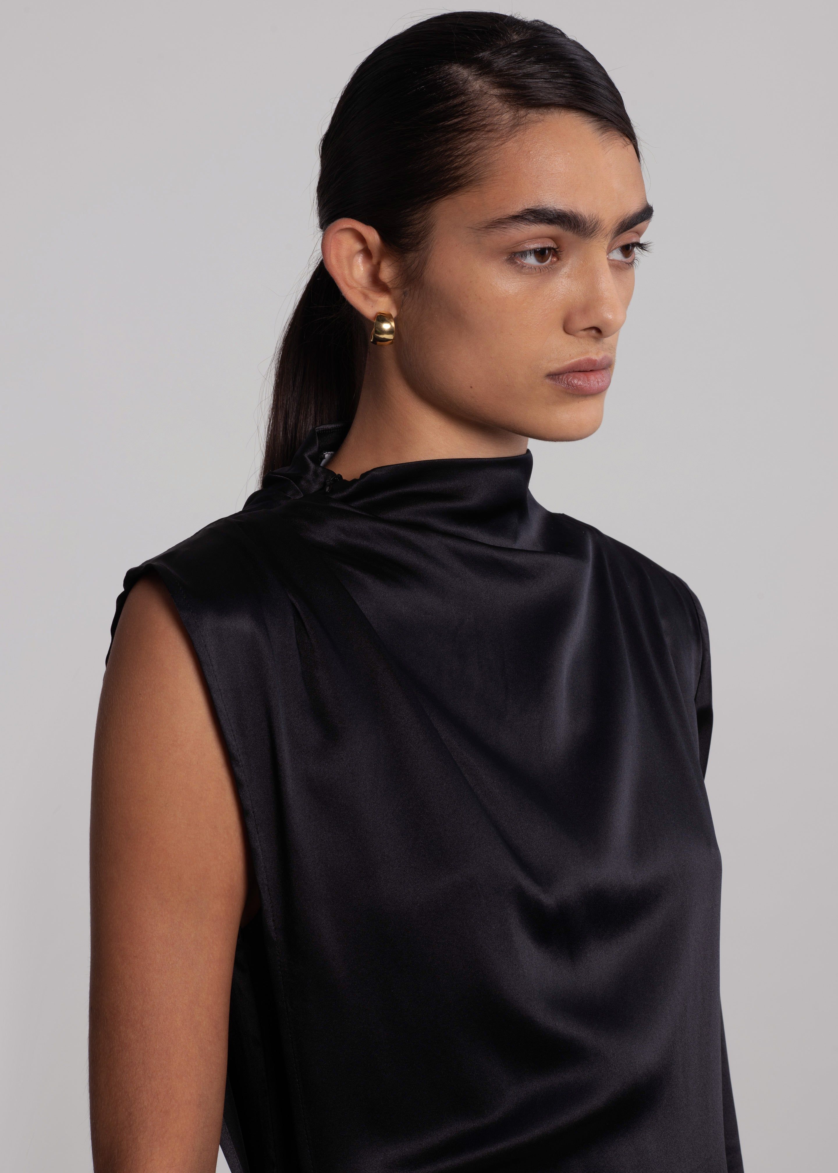 Fay Andrada Koko XS Hoops - Gold sold by Frankie Shop product image thumbnail 4