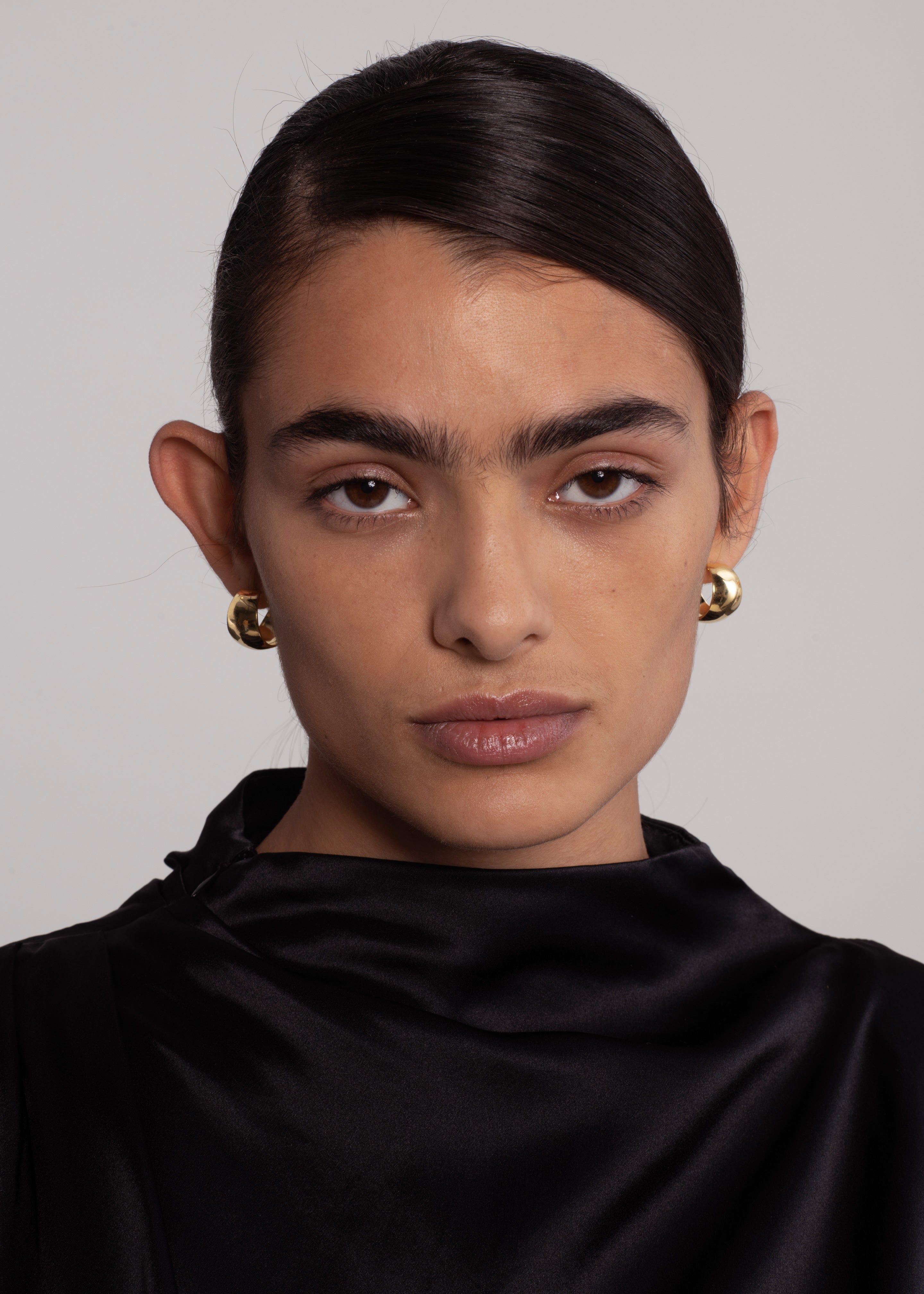 Fay Andrada Koko XS Hoops - Gold sold by Frankie Shop product image thumbnail 2