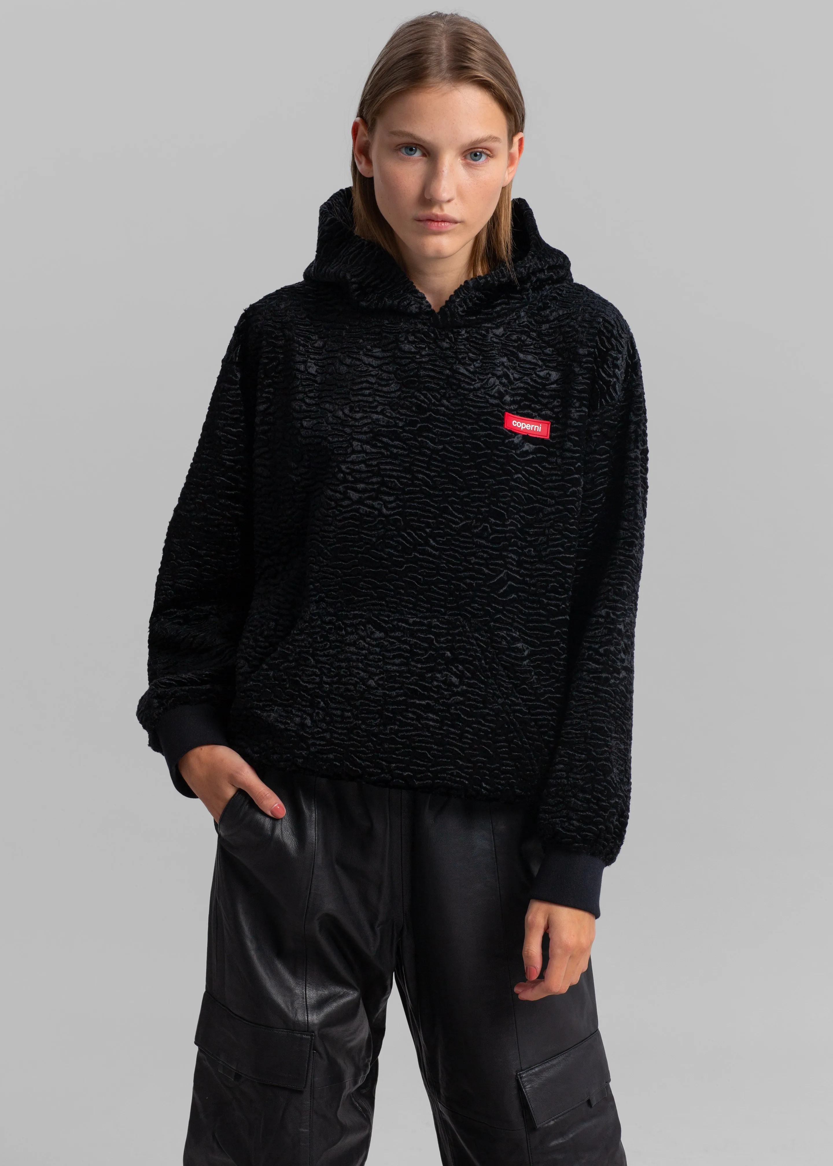 Coperni Textured Hoodie - Black sold by Frankie Shop product image thumbnail 2