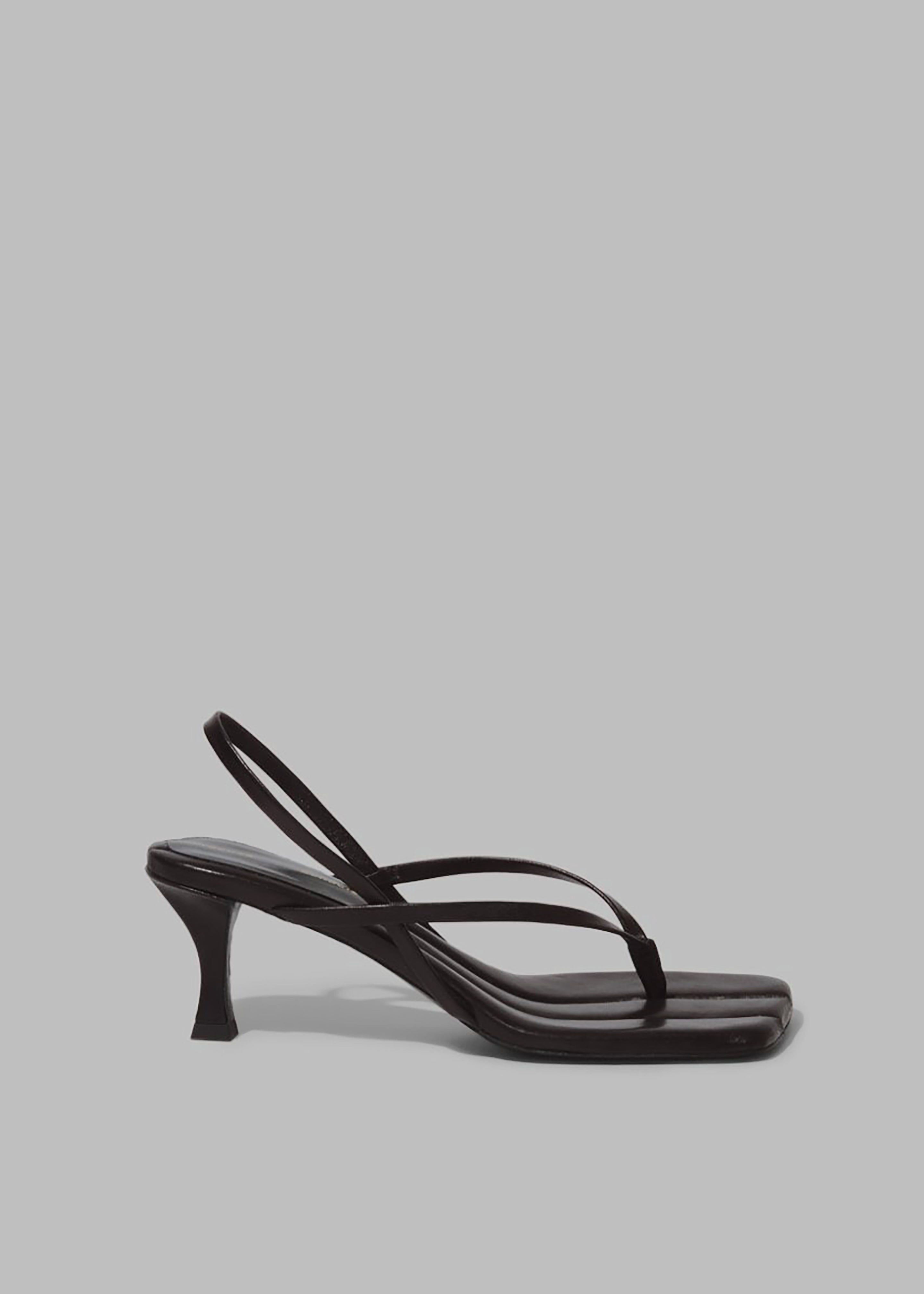 Proenza Schouler Square Thong Sandals - Black sold by Frankie Shop