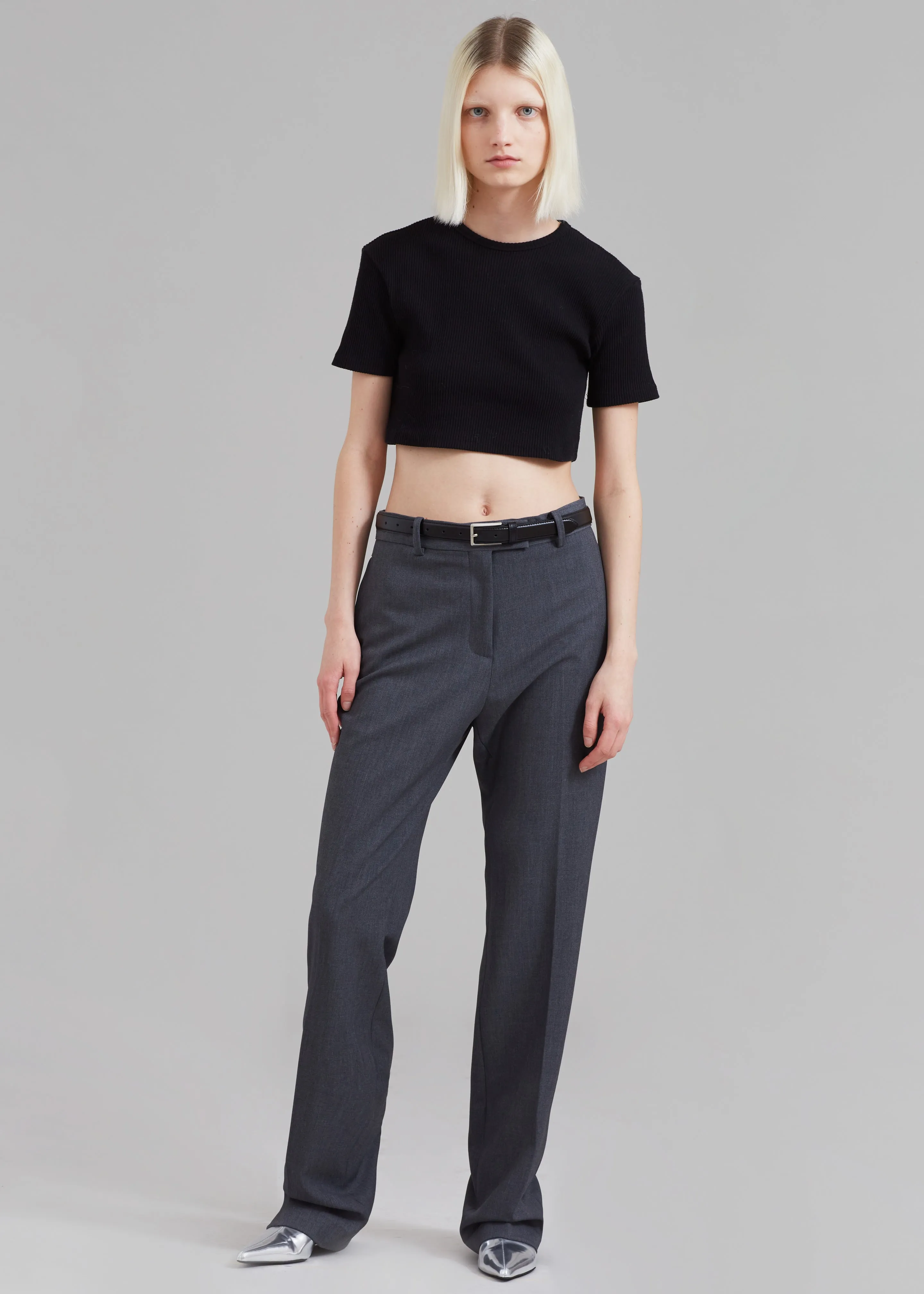 Nico Cropped Tee - Black sold by Frankie Shop product image thumbnail 2