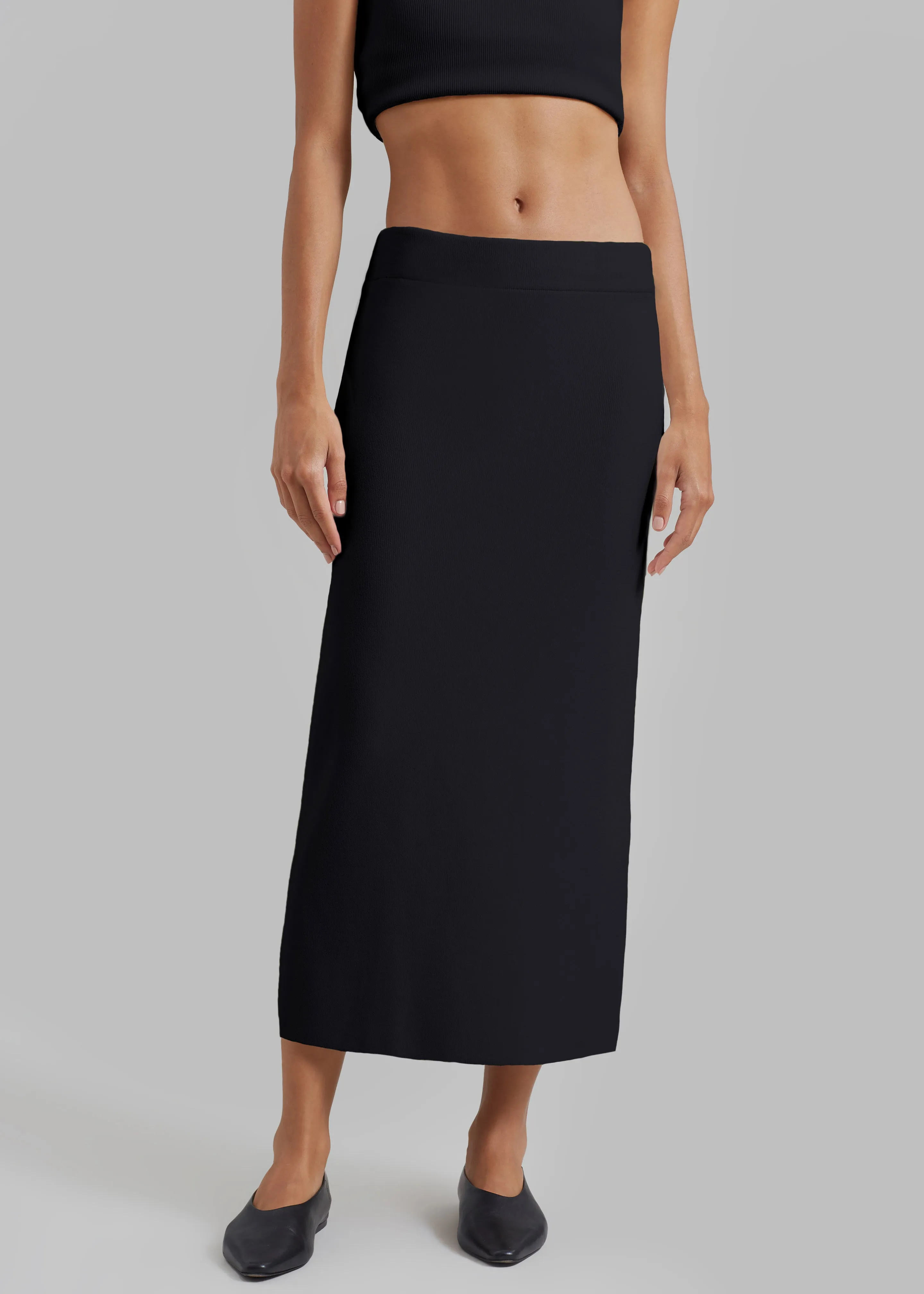Solange Knit Pencil Skirt - Black sold by Frankie Shop product image thumbnail 2