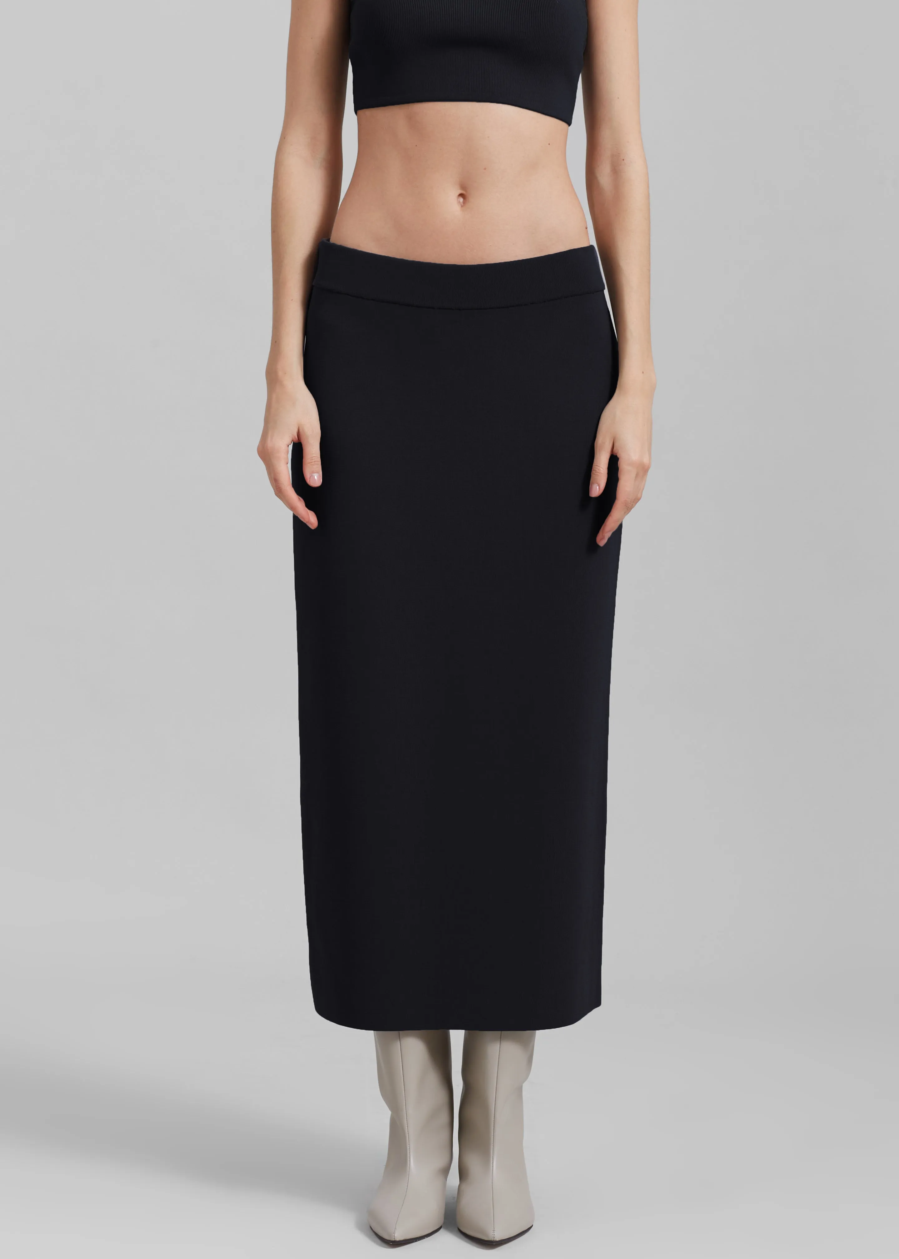 Solange Knit Pencil Skirt - Black sold by Frankie Shop product image thumbnail 5