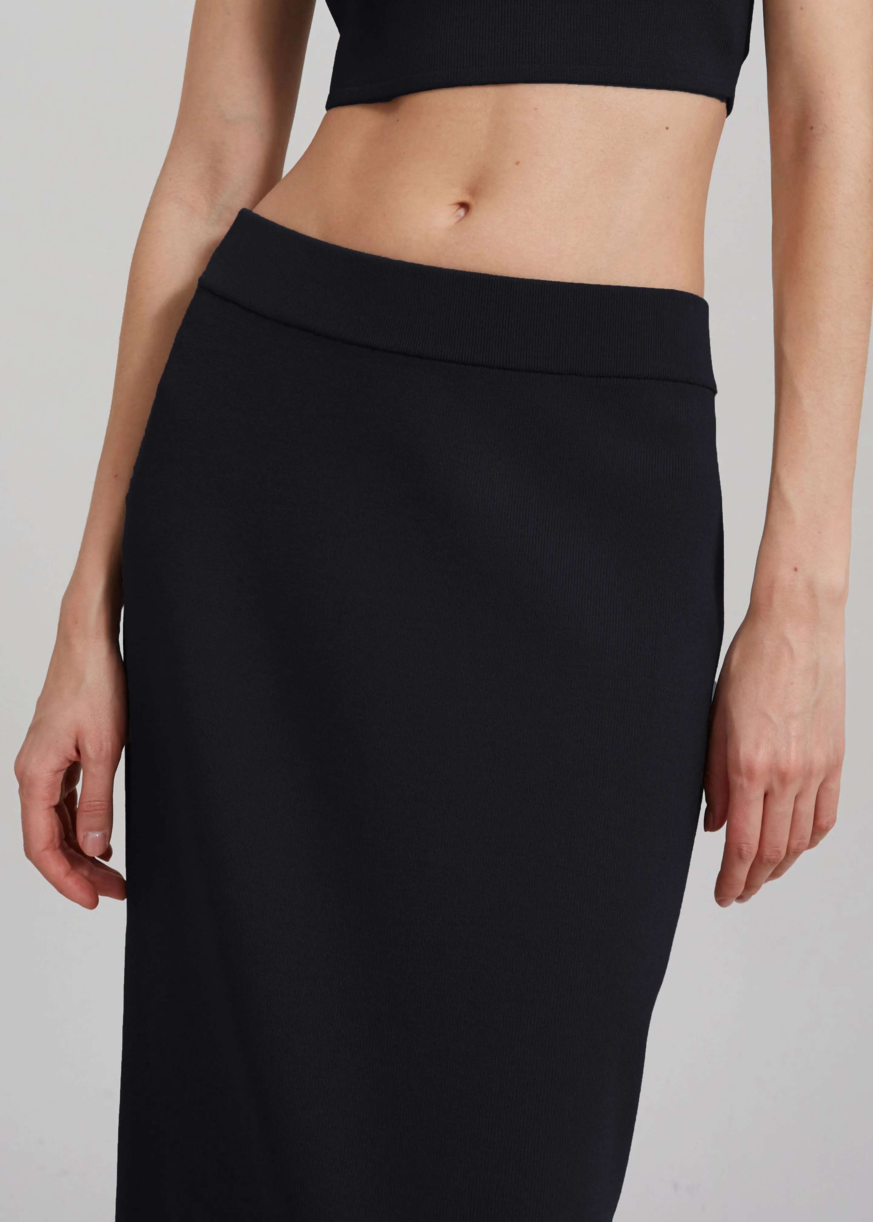 Solange Knit Pencil Skirt - Black sold by Frankie Shop product image thumbnail 3
