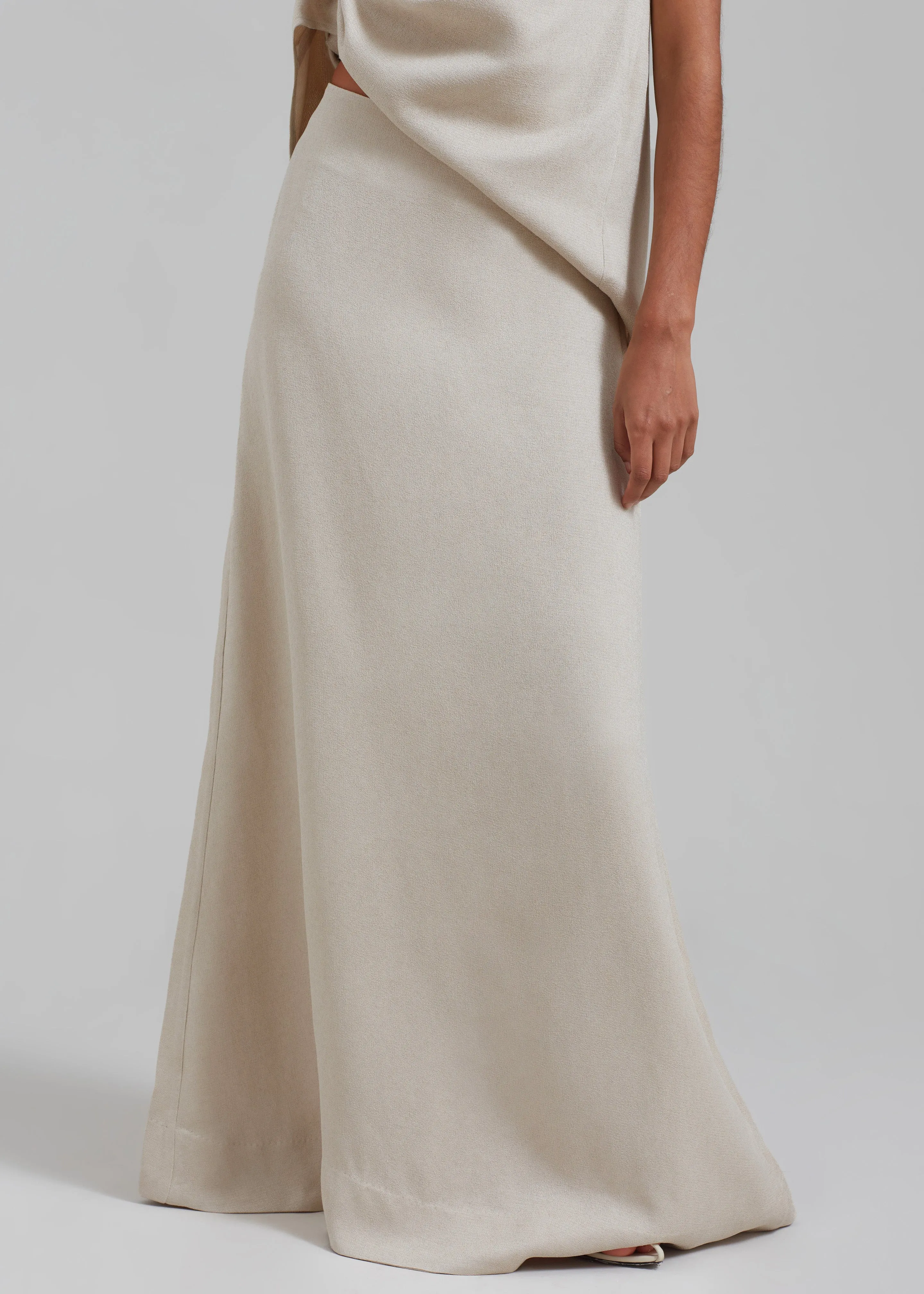 Esse Studios Oude Maxi Skirt - Oyster sold by Frankie Shop product image thumbnail 2