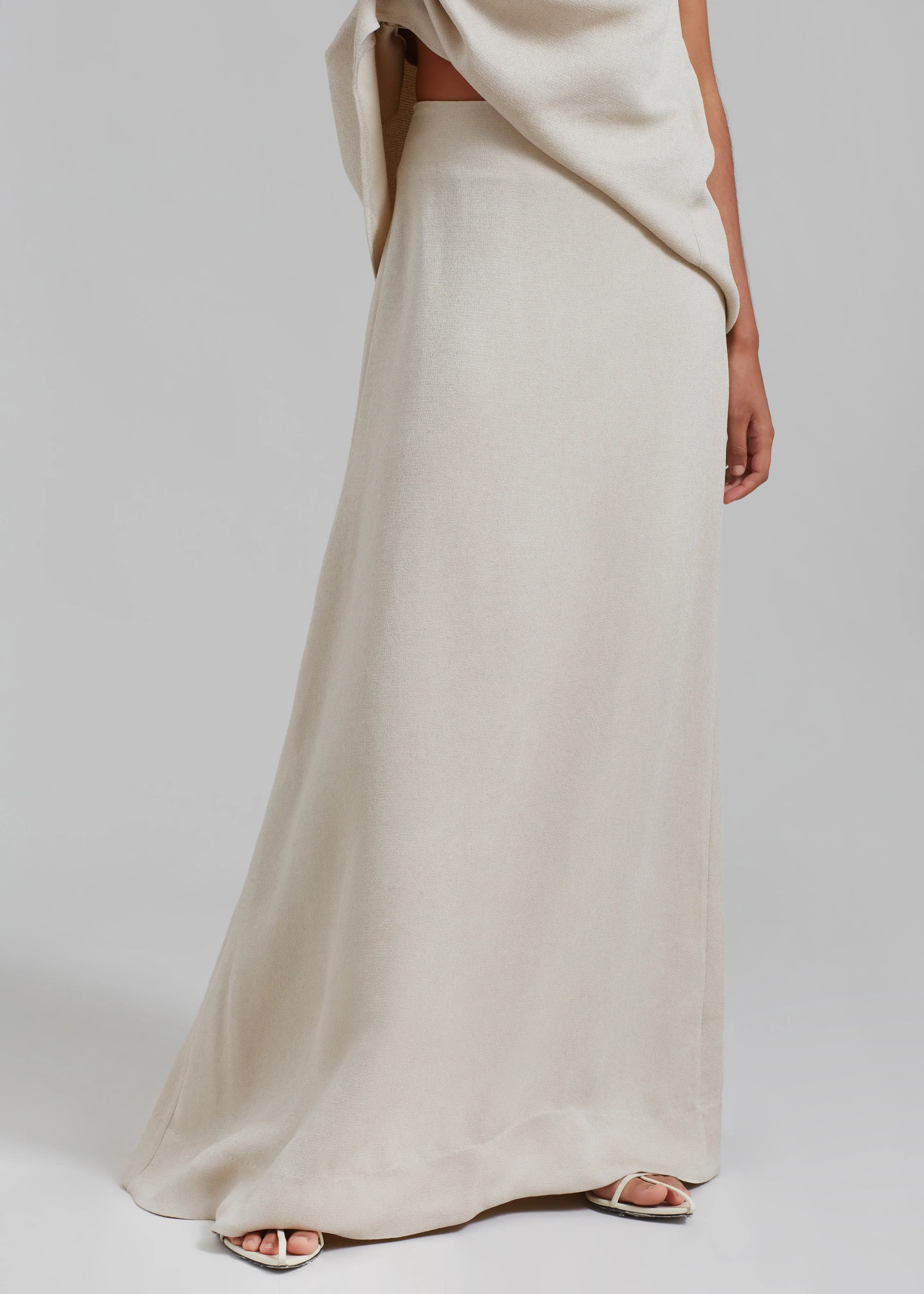 Esse Studios Oude Maxi Skirt - Oyster sold by Frankie Shop product image thumbnail 3