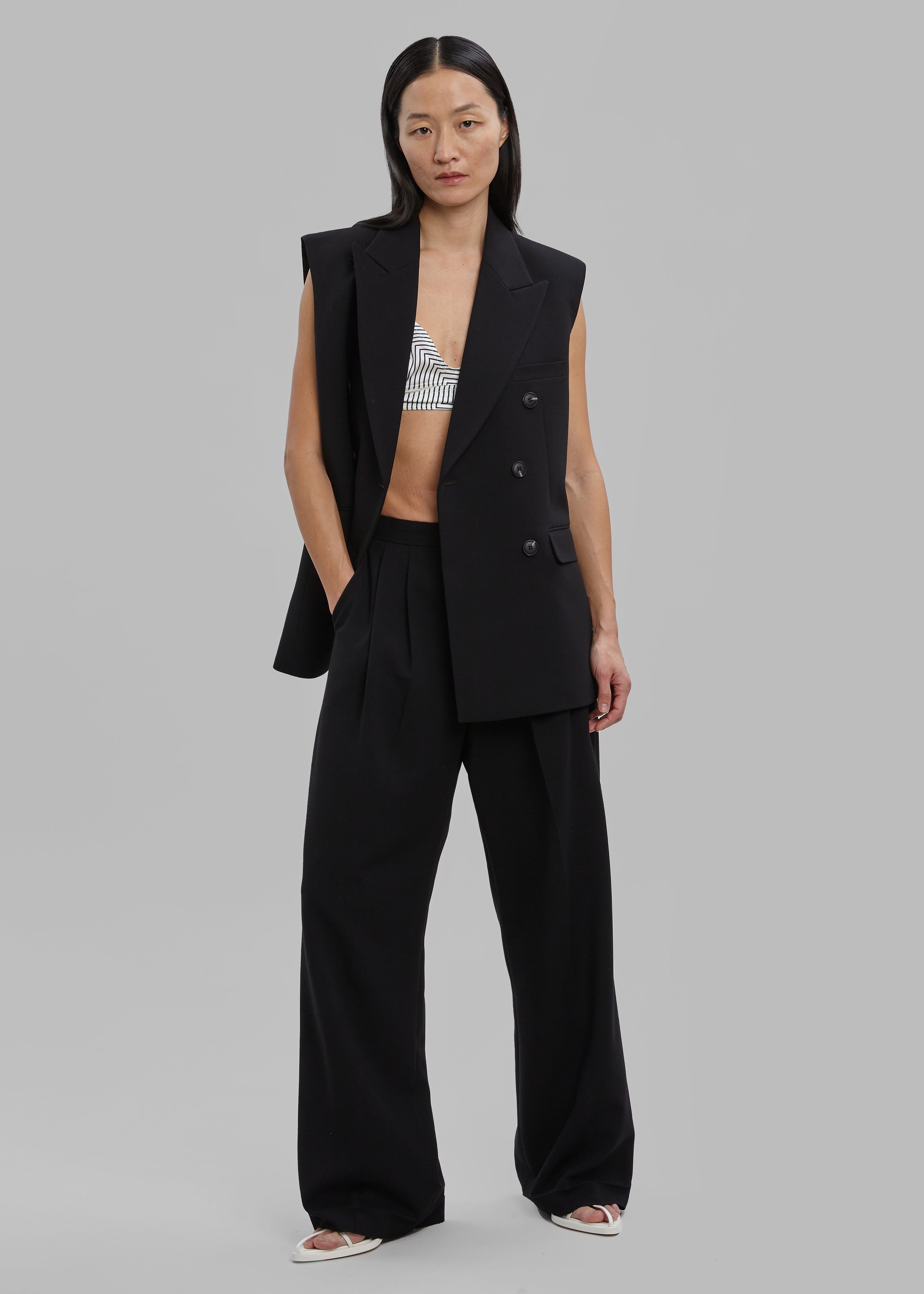 Luxor Double Breasted Vest - Black sold by Frankie Shop product image thumbnail 5