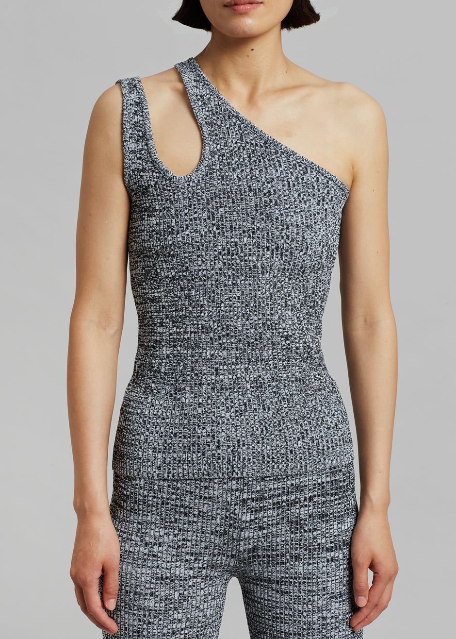 REMAIN Jeanne Knit Top - Black Comb sold by Frankie Shop product image thumbnail 2
